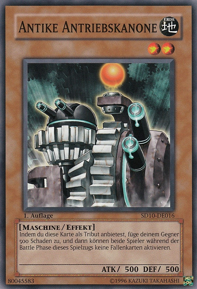 Antike Antriebskanone - SD10-DE016 - Common - Deutsch - 1. Auflage - Structure Deck: Machine Re-Volt - Yugioh