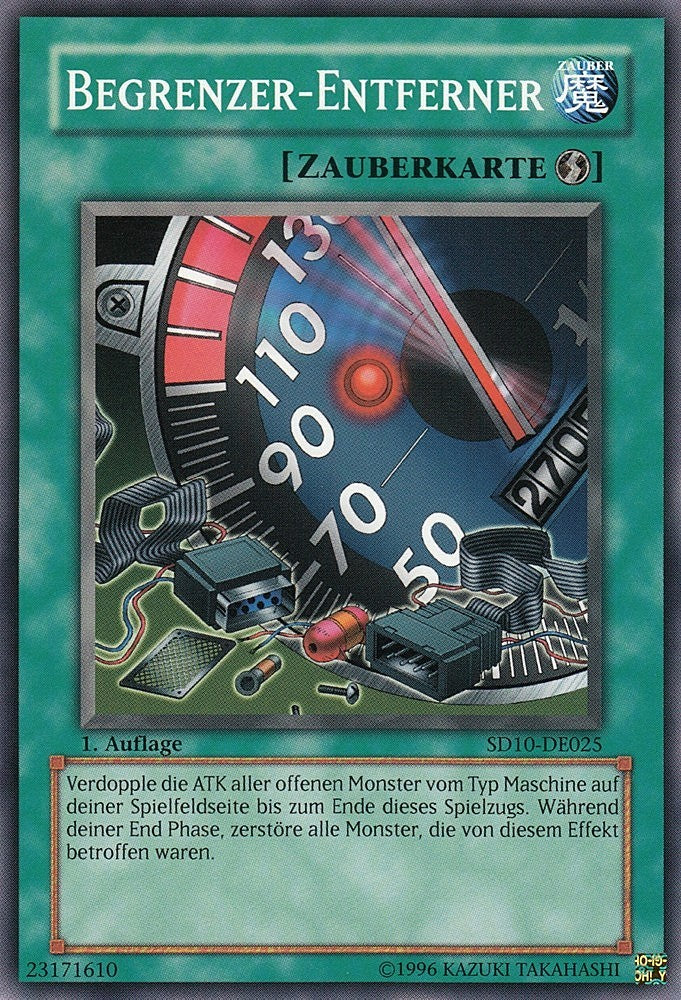 Begrenzer-Entferner - SD10-DE025 - Common - Deutsch - 1. Auflage - Structure Deck: Machine Re-Volt - Yugioh