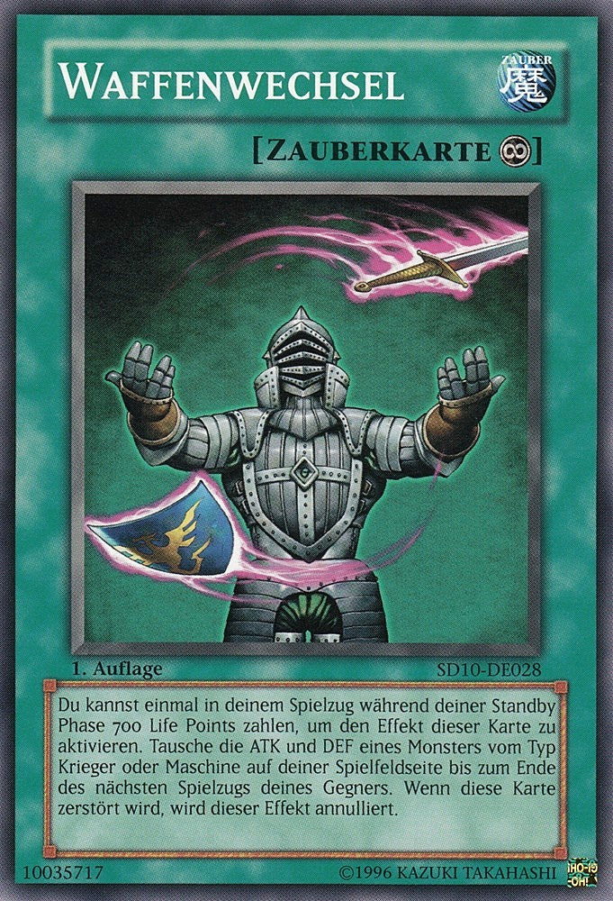 Waffenwechsel - SD10-DE028 - Common - Deutsch - 1. Auflage - Structure Deck: Machine Re-Volt - Yugioh