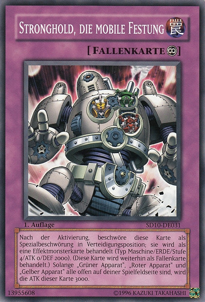Stronghold, Die mobile Festung - SD10-DE031 - Common - Deutsch - 1. Auflage - Structure Deck: Machine Re-Volt - Yugioh