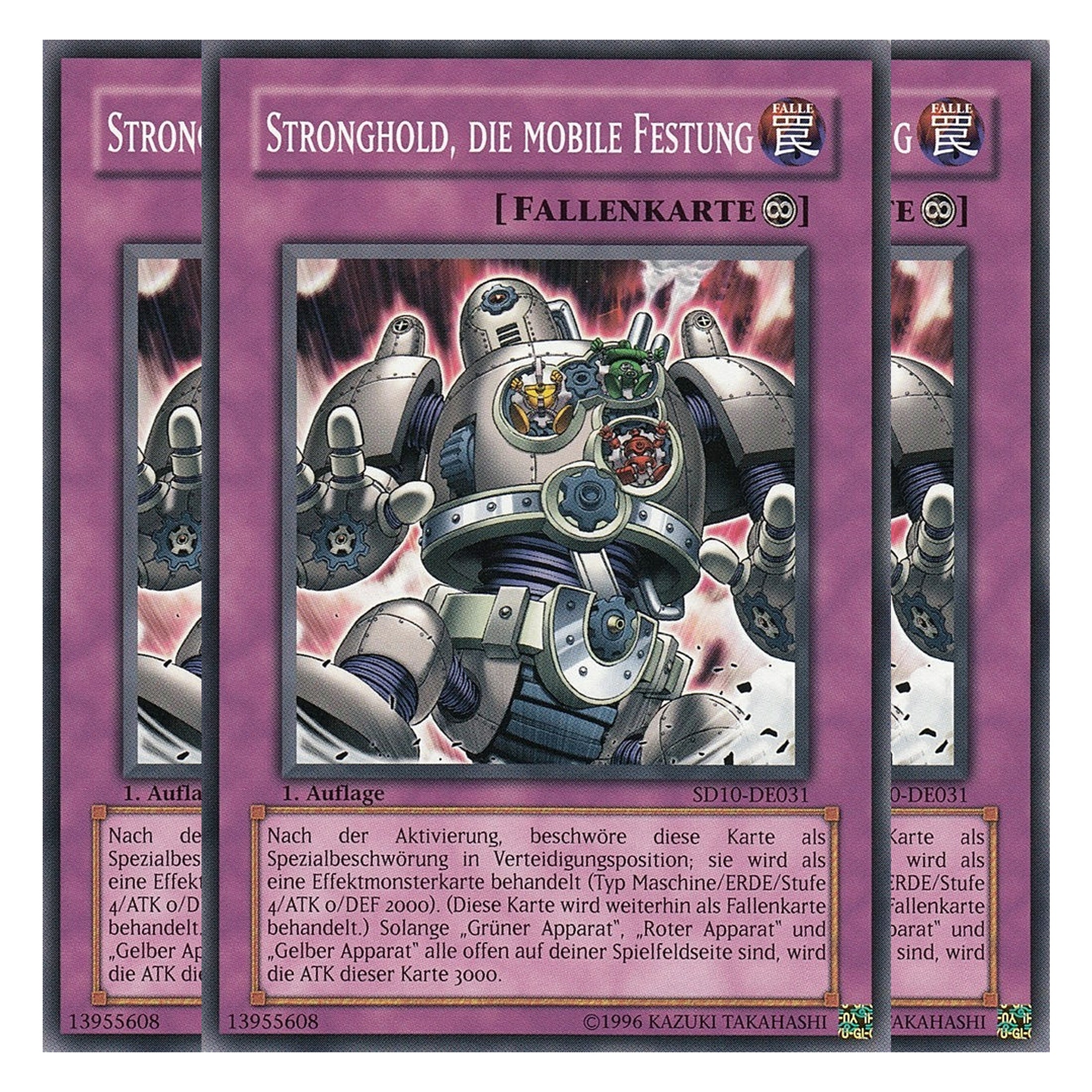 Stronghold, Die mobile Festung - SD10-DE031 - Common - Deutsch - 1. Auflage - Structure Deck: Machine Re-Volt - Playset (3 Kopien)