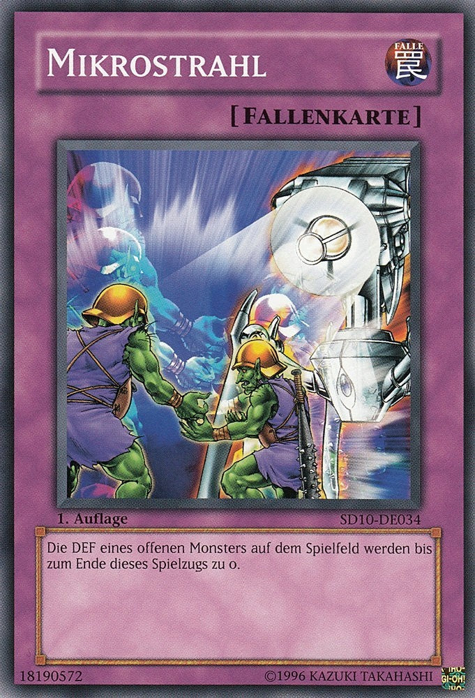 Mikrostrahl - SD10-DE034 - Common - Deutsch - 1. Auflage - Structure Deck: Machine Re-Volt - Yugioh