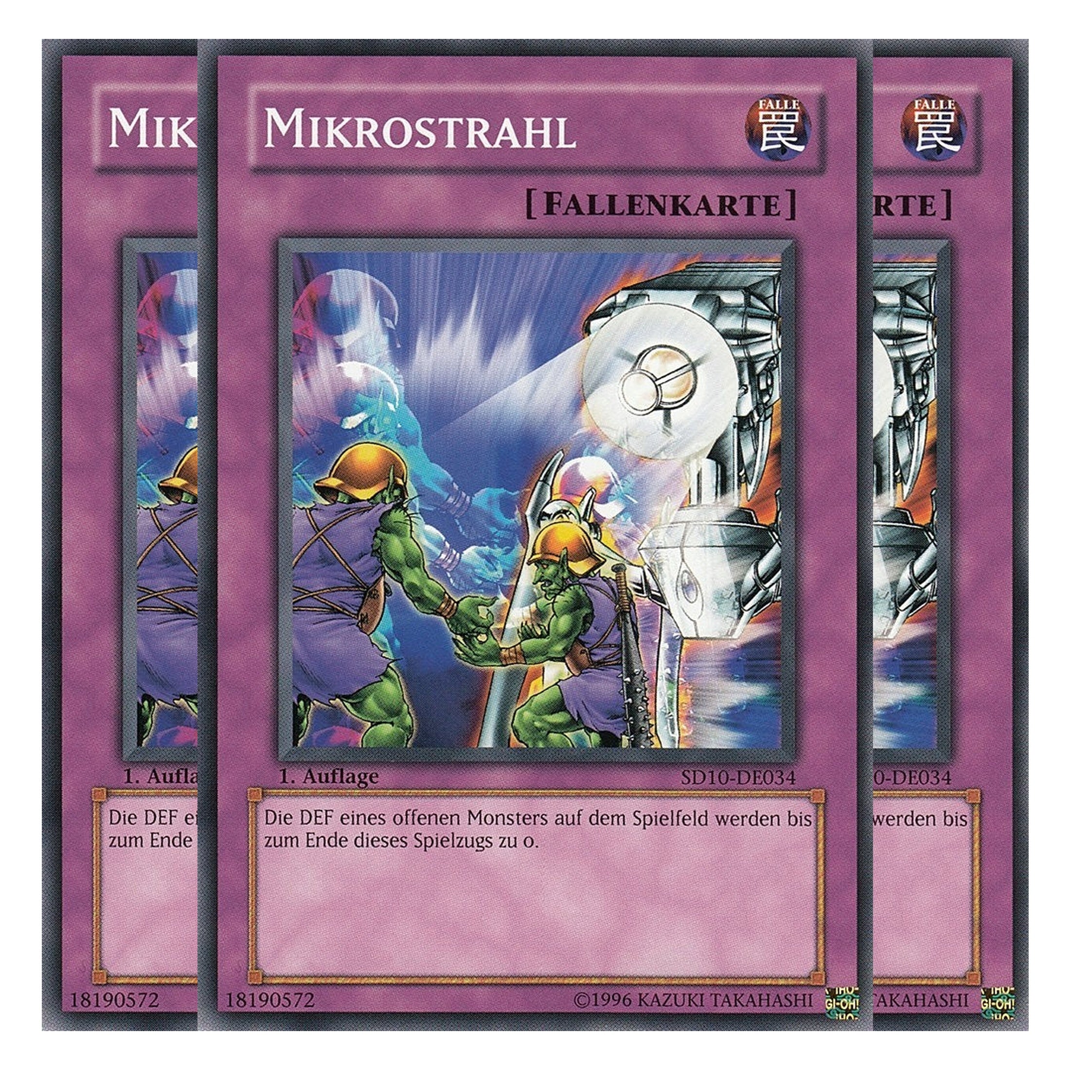 Mikrostrahl - SD10-DE034 - Common - Deutsch - 1. Auflage - Structure Deck: Machine Re-Volt - Playset (3 Kopien)