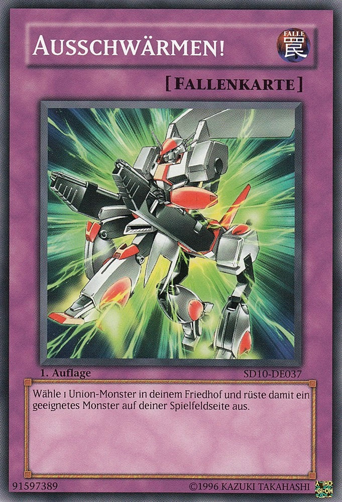 Ausschwärmen! - SD10-DE037 - Common - Deutsch - 1. Auflage - Structure Deck: Machine Re-Volt - Yugioh