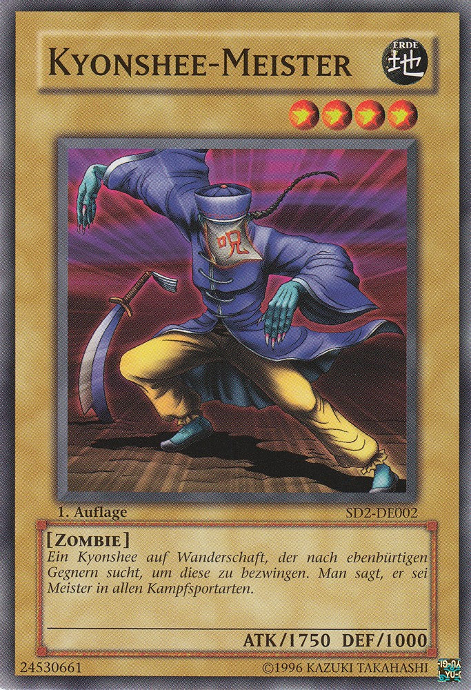 Kyonshee-Meister - SD2-DE002 - Common - Deutsch - 1. Auflage - Structure Deck: Zombie Madness - Yugioh