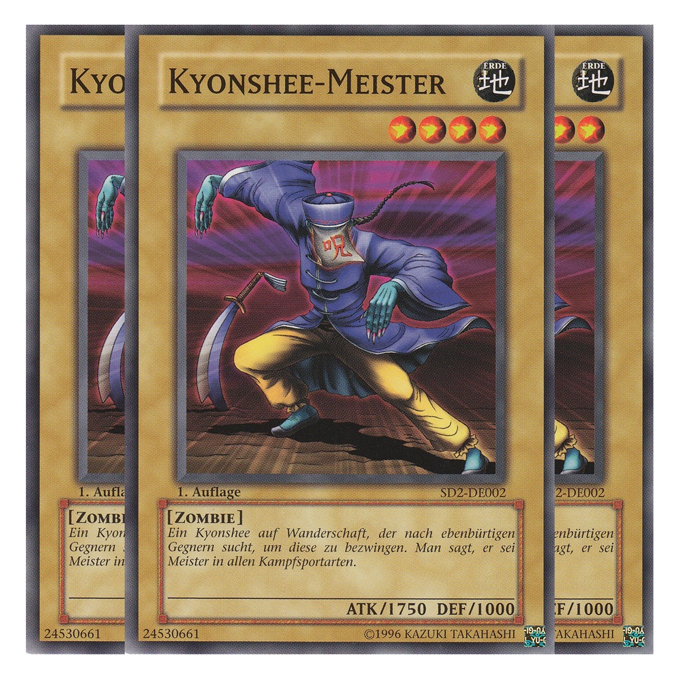 Kyonshee-Meister - SD2-DE002 - Common - Deutsch - 1. Auflage - Structure Deck: Zombie Madness - Playset (3 Kopien)