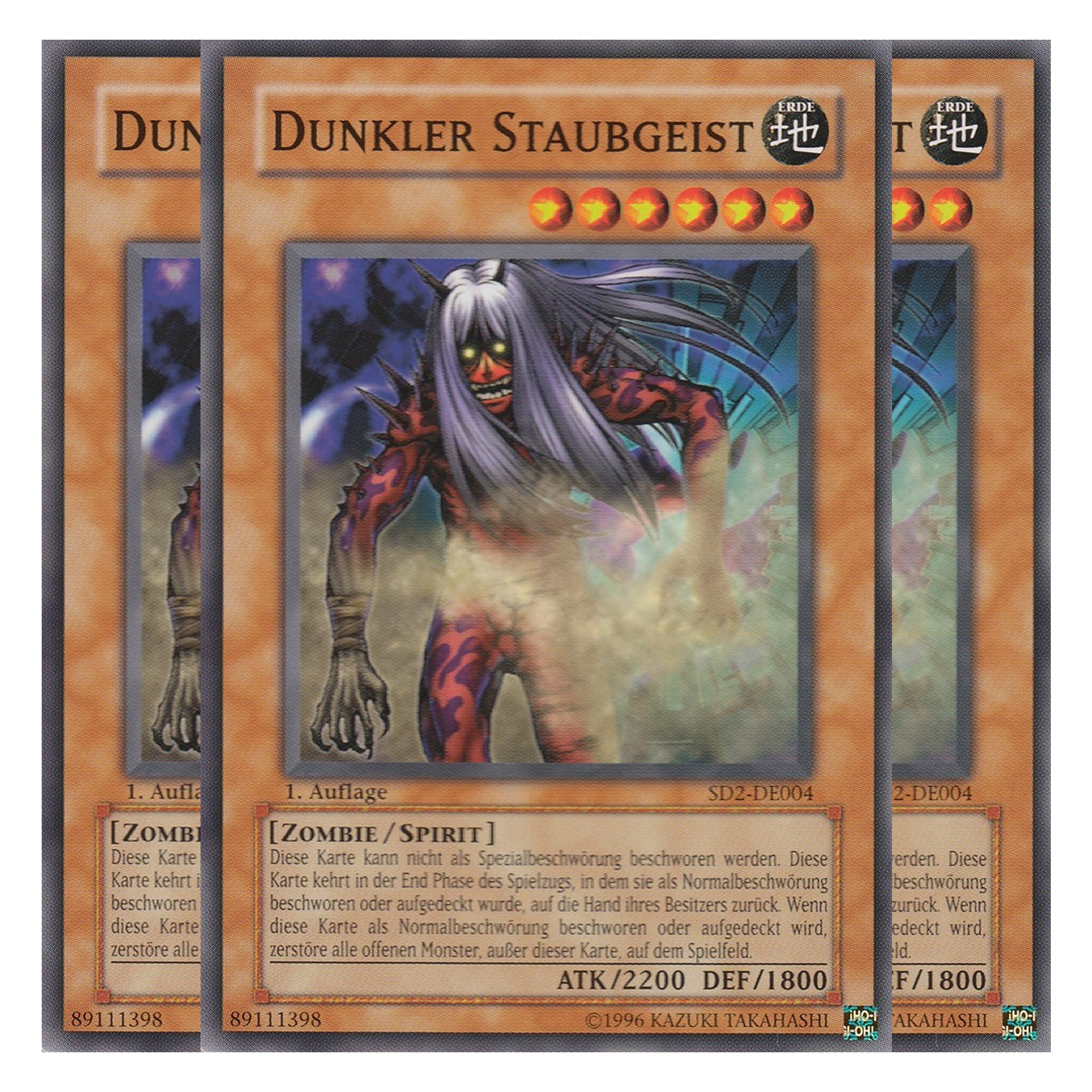 Dunkler Staubgeist - SD2-DE004 - Common - Deutsch - 1. Auflage - Structure Deck: Zombie Madness - Playset (3 Kopien)