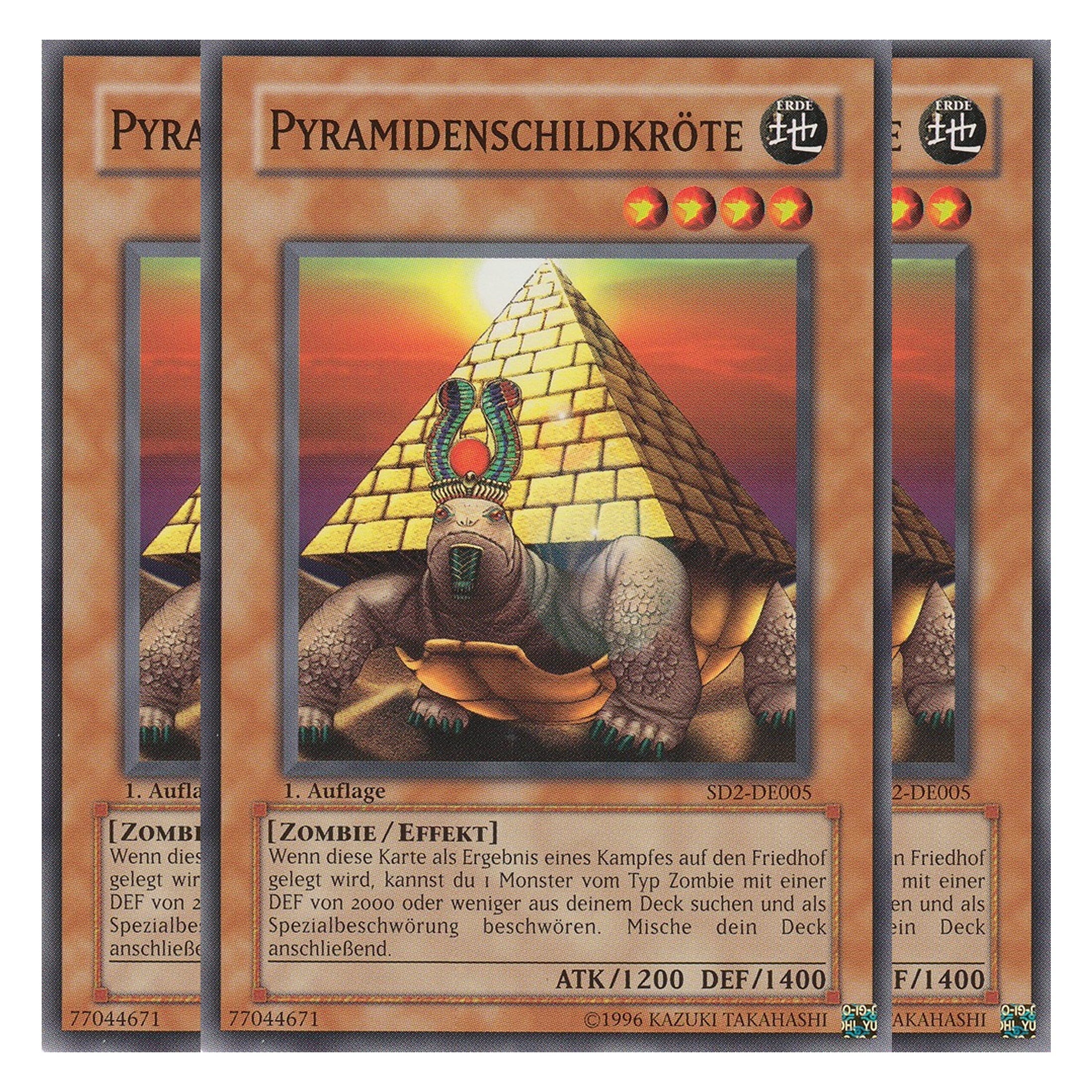 Pyramidenschildkröte - SD2-DE005 - Common - Deutsch - 1. Auflage - Structure Deck: Zombie Madness - Playset (3 Kopien)