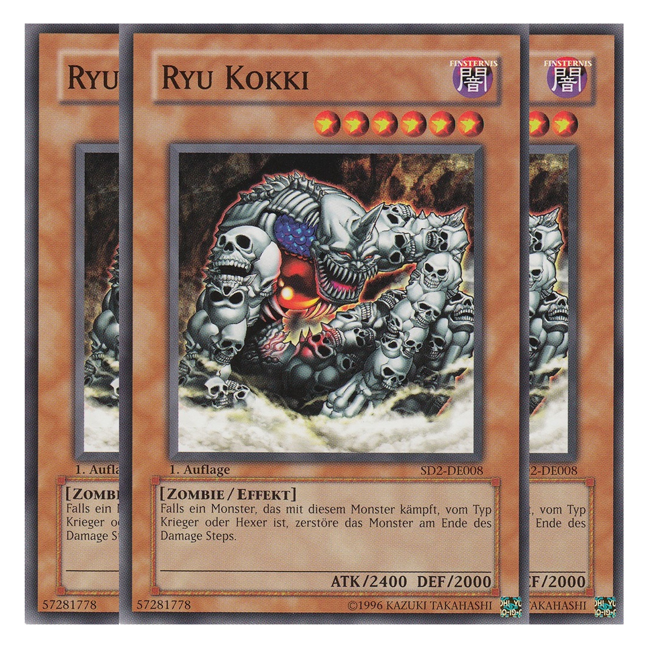Ryu Kokki - SD2-DE008 - Common - Deutsch - 1. Auflage - Structure Deck: Zombie Madness - Playset (3 Kopien)