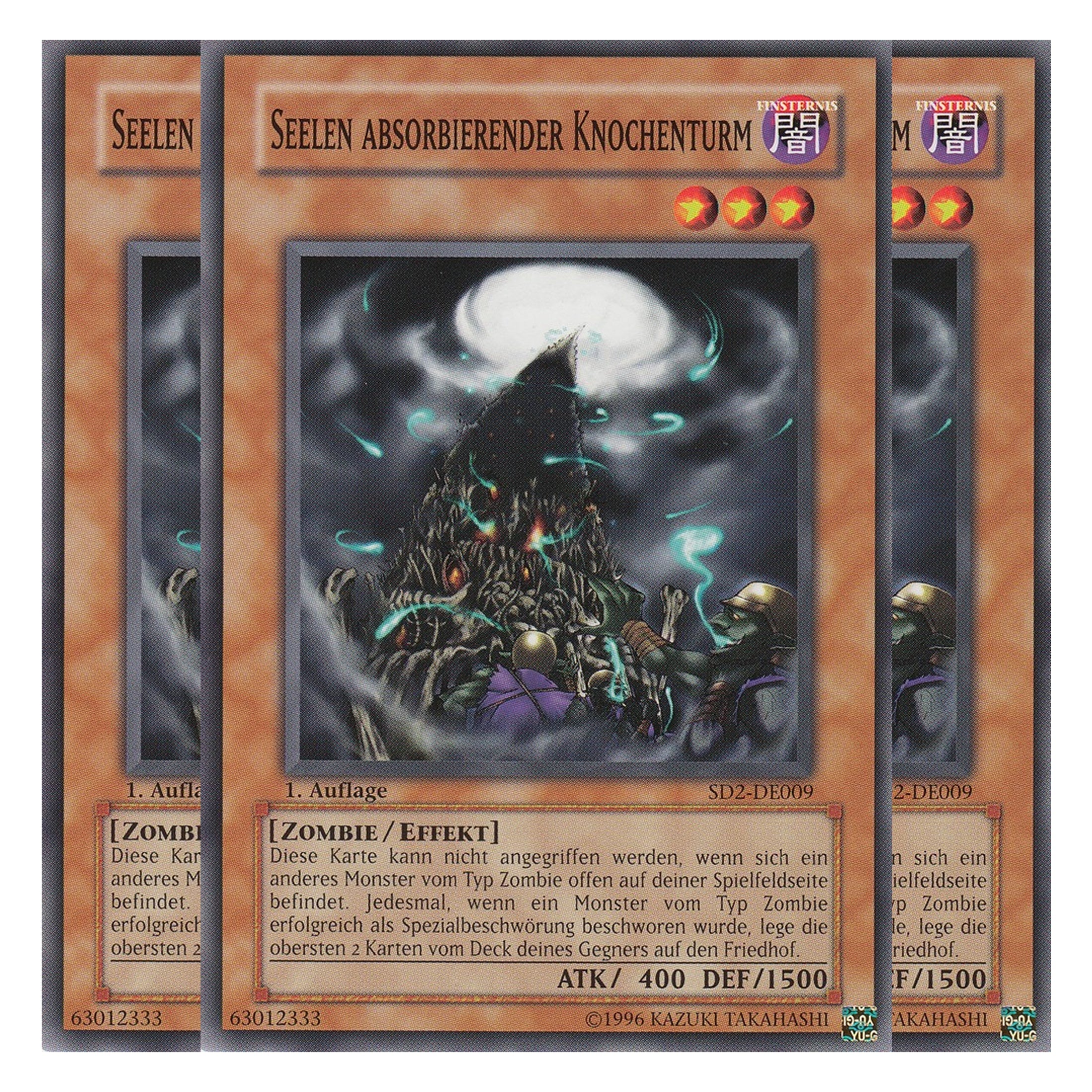 Seelen absorbierender Knochenturm - SD2-DE009 - Common - Deutsch - 1. Auflage - Structure Deck: Zombie Madness - Playset (3 Kopien)