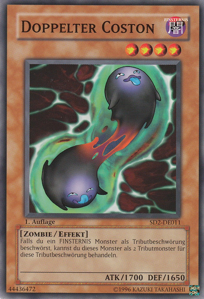 Doppelter Coston - SD2-DE011 - Common - Deutsch - 1. Auflage - Structure Deck: Zombie Madness - Yugioh