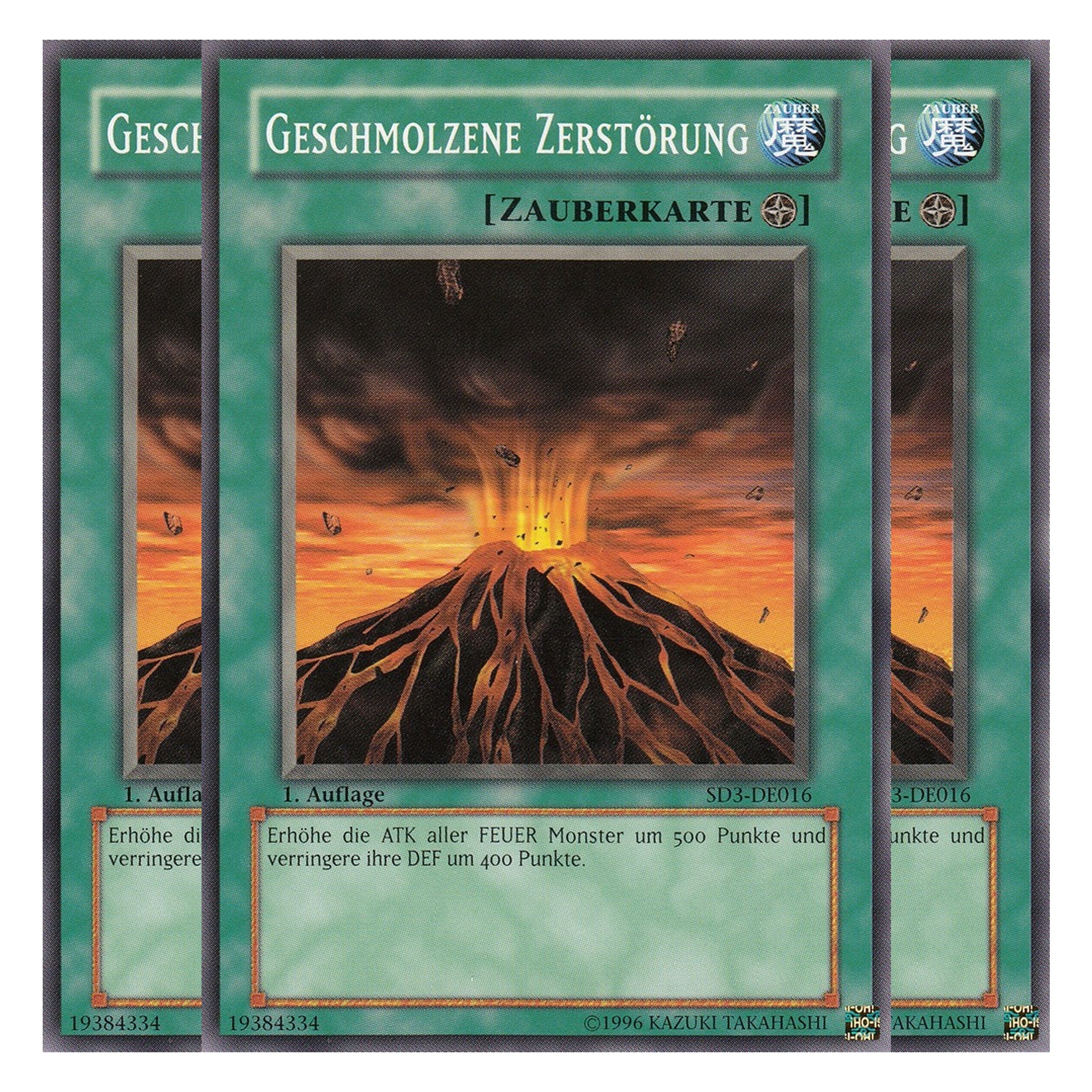 Geschmolzene Zerstörung - SD3-DE016 - Common - Deutsch - 1. Auflage - Structure Deck: Blaze of Destruction - Playset (3 Kopien)