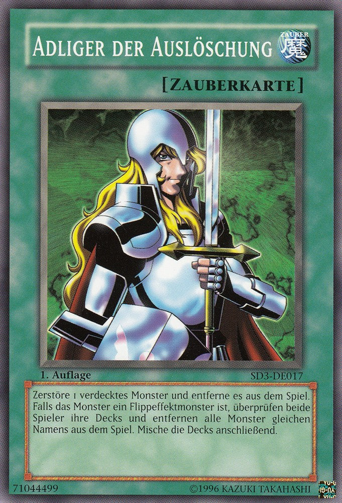 Adliger der Auslöschung - SD3-DE017 - Common - Deutsch - 1. Auflage - Structure Deck: Blaze of Destruction - Yugioh
