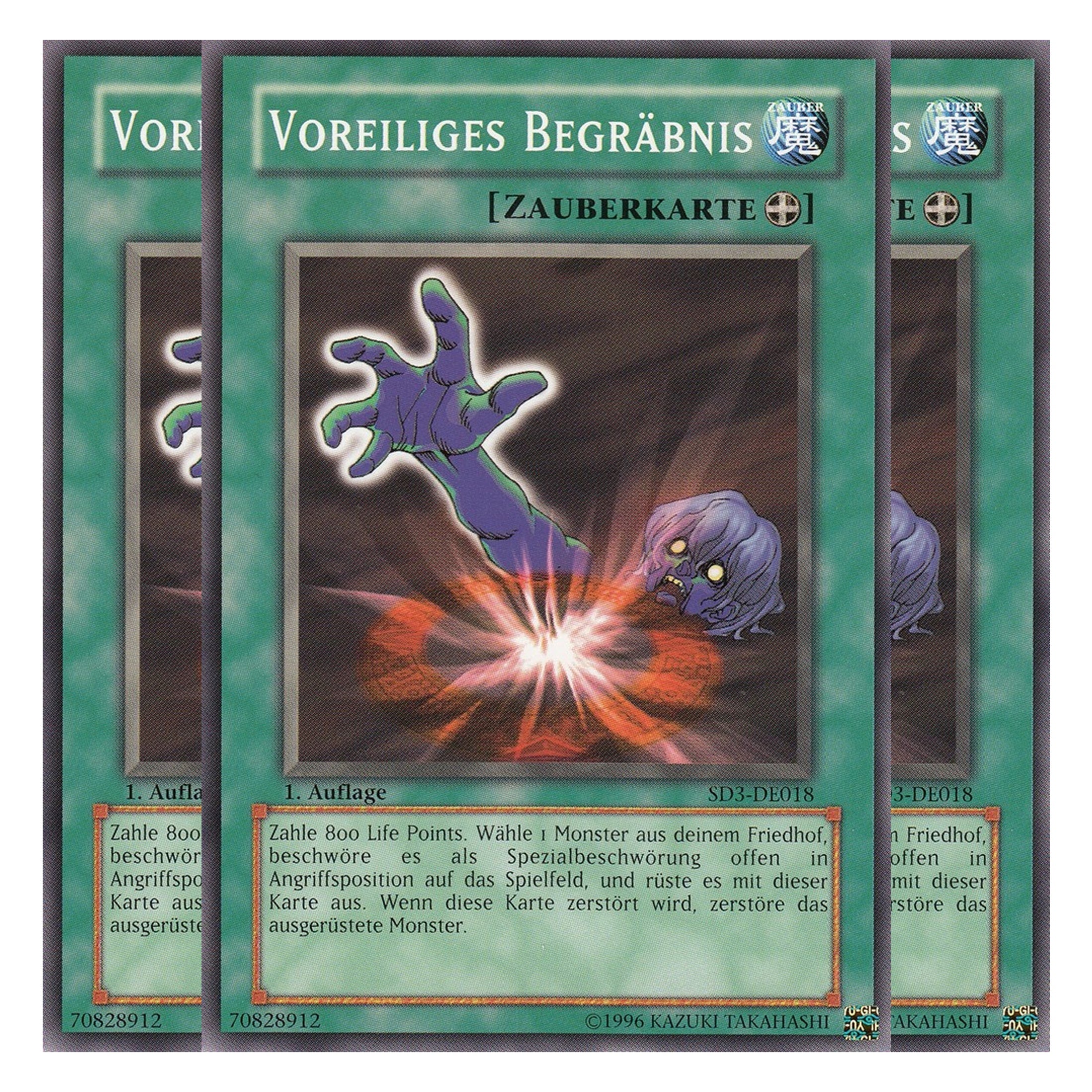 Voreiliges Begräbnis - SD3-DE018 - Common - Deutsch - 1. Auflage - Structure Deck: Blaze of Destruction - Playset (3 Kopien)