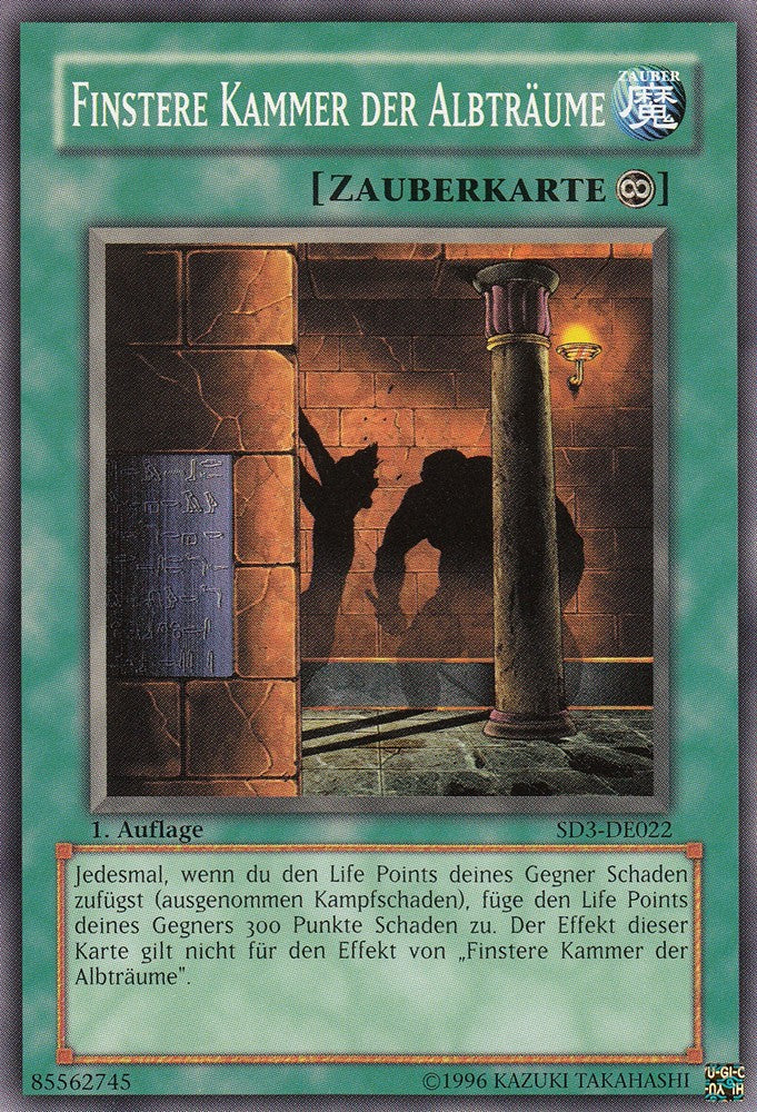 Finstere Kammer der Albträume - SD3-DE022 - Common - Deutsch - 1. Auflage - Structure Deck: Blaze of Destruction - Yugioh