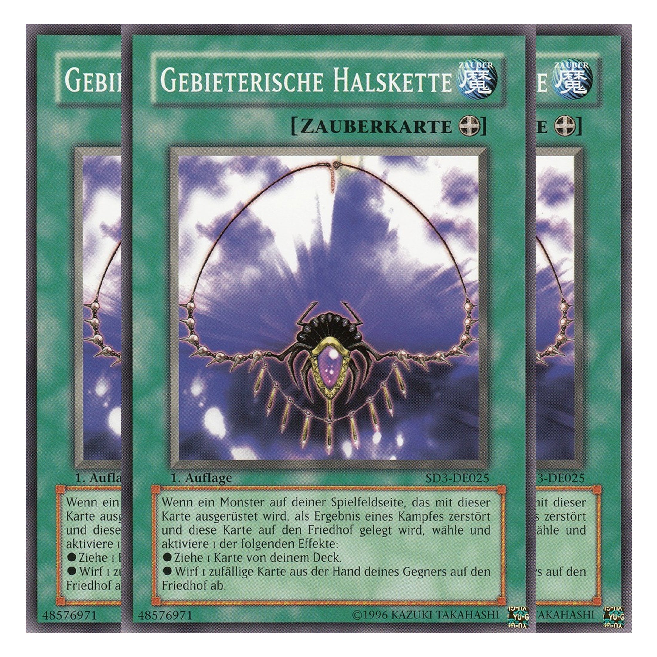 Gebieterische Halskette - SD3-DE025 - Common - Deutsch - 1. Auflage - Structure Deck: Blaze of Destruction - Playset (3 Kopien)