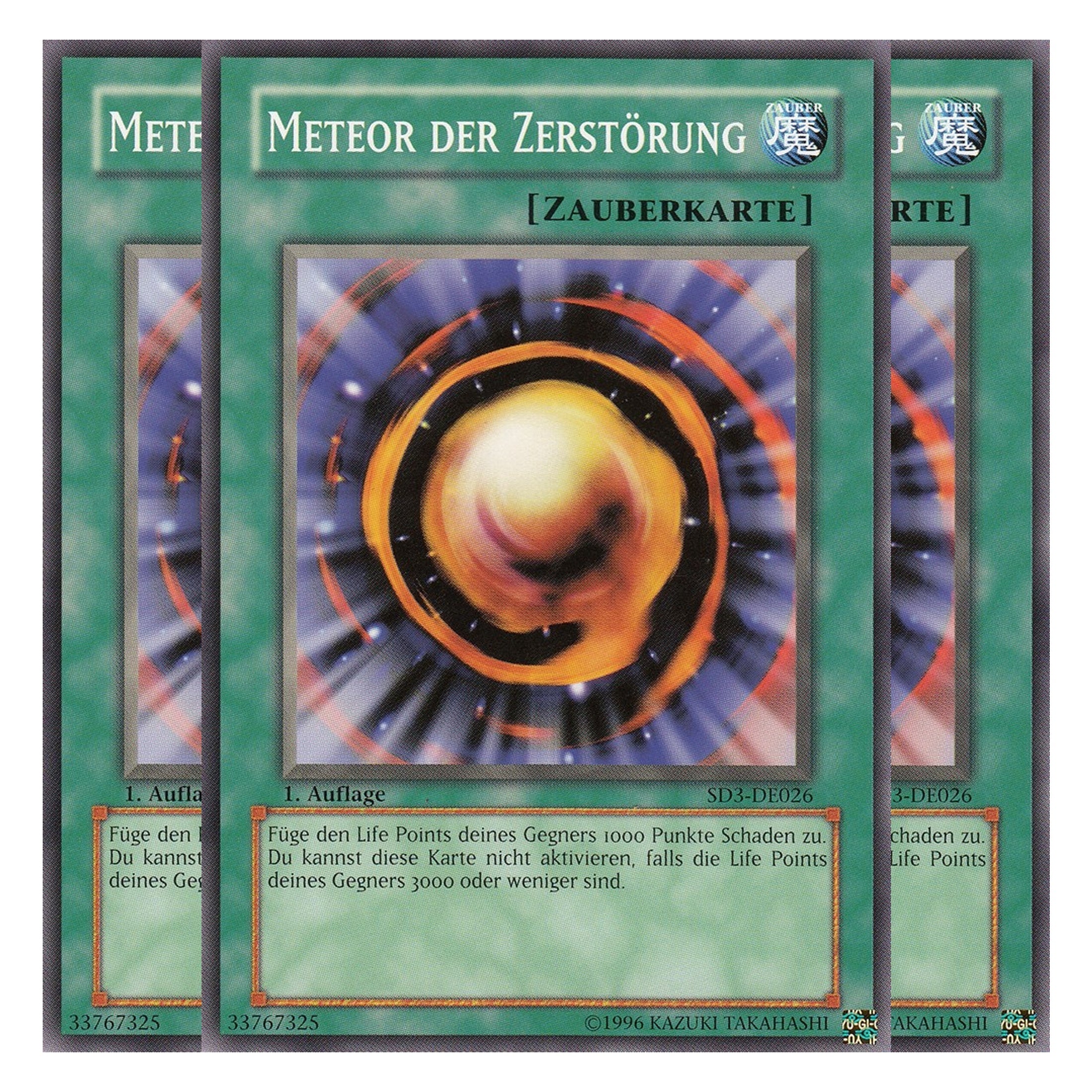 Meteor der Zerstörung - SD3-DE026 - Common - Deutsch - 1. Auflage - Structure Deck: Blaze of Destruction - Playset (3 Kopien)