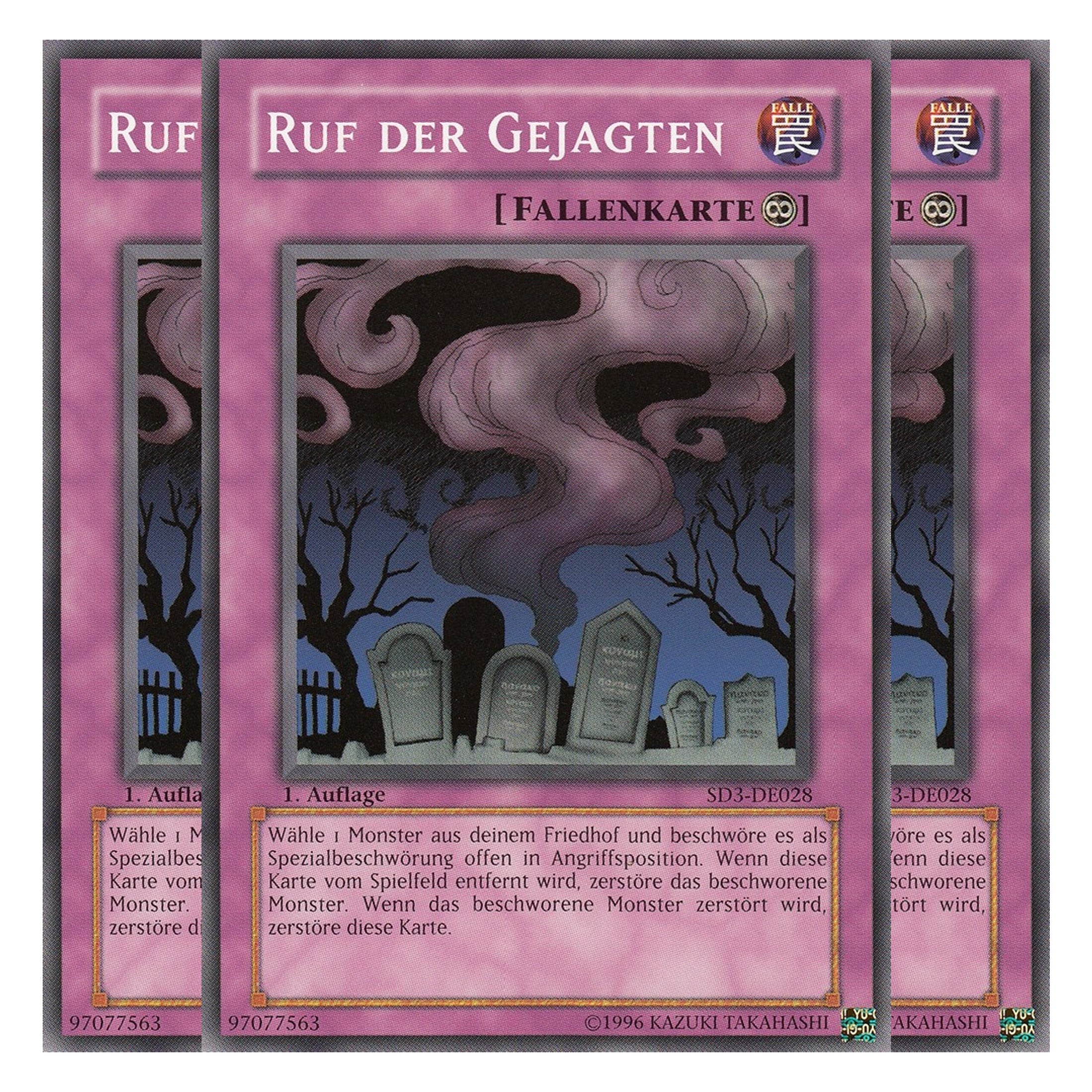Ruf der Gejagten - SD3-DE028 - Common - Deutsch - 1. Auflage - Structure Deck: Blaze of Destruction - Playset (3 Kopien)