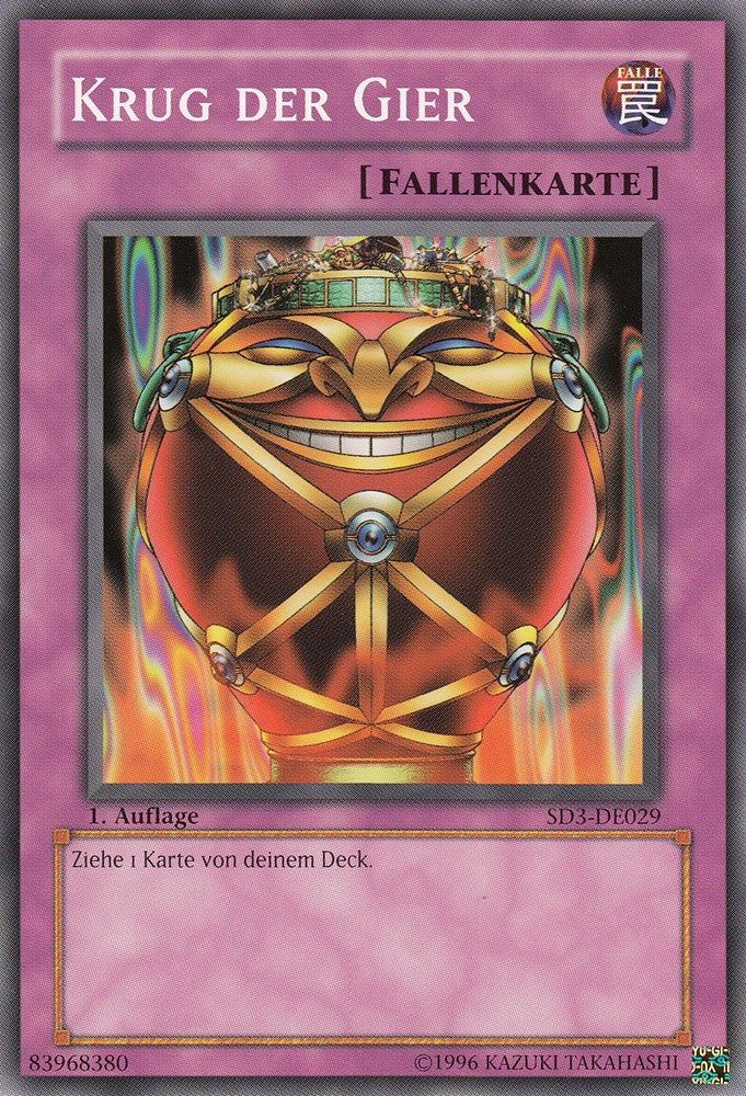 Krug der Gier - SD3-DE029 - Common - Deutsch - 1. Auflage - Structure Deck: Blaze of Destruction - Yugioh