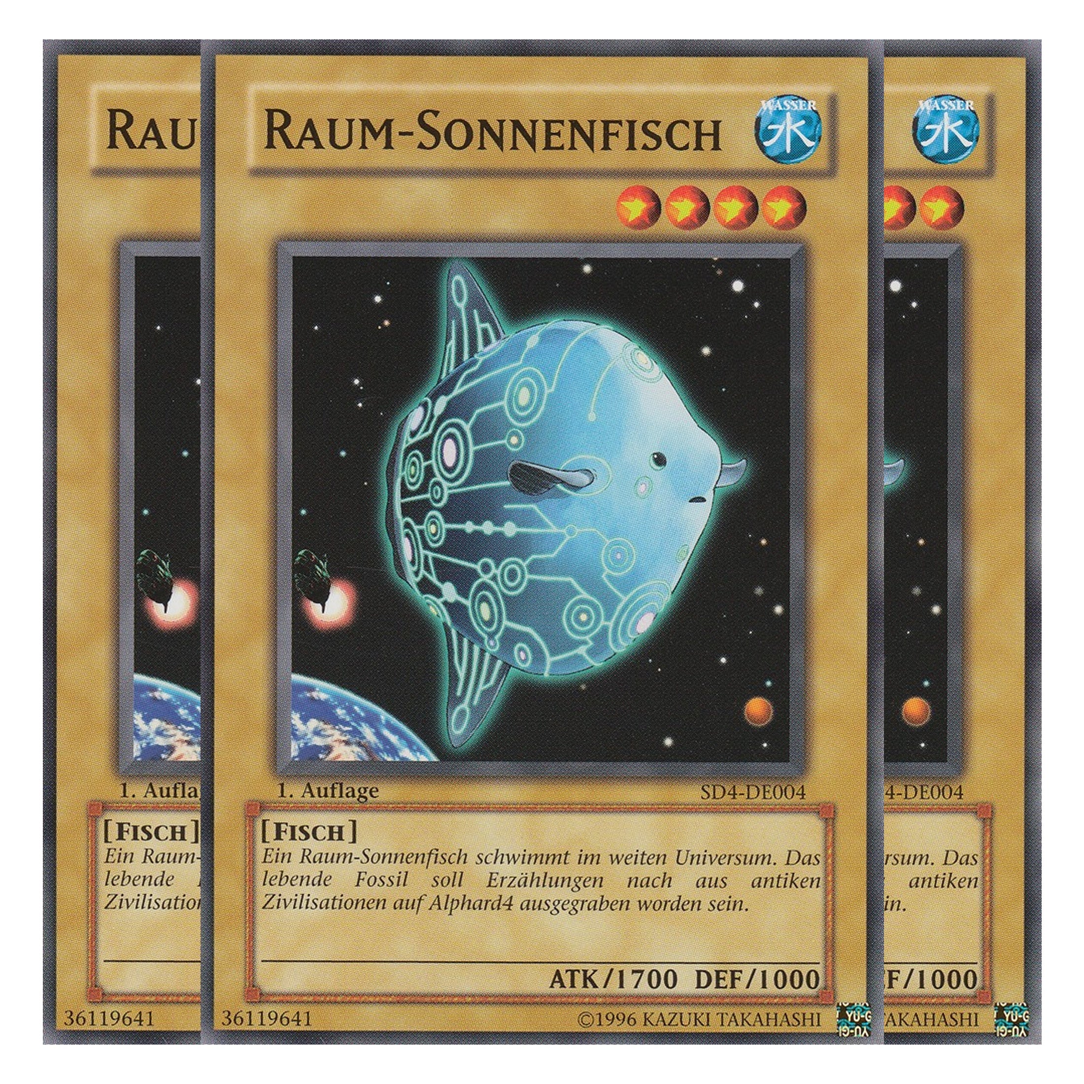 Raum-Sonnenfisch - SD4-DE004 - Common - Deutsch - 1. Auflage - Structure Deck: Fury From The Deep - Playset (3 Kopien)