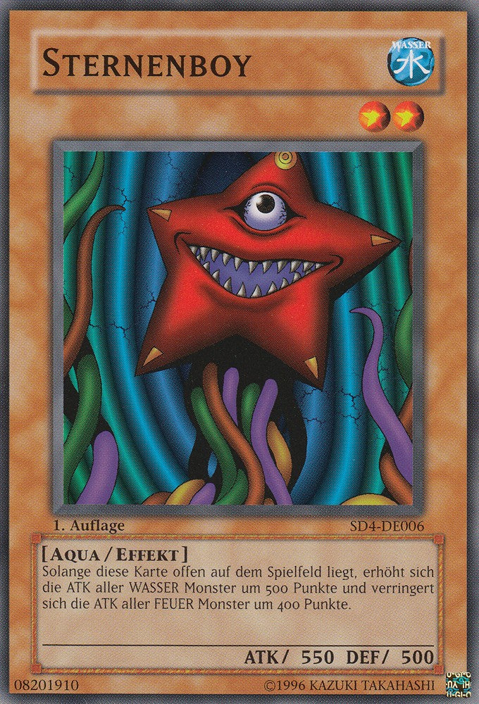 Sternenboy - SD4-DE006 - Common - Deutsch - 1. Auflage - Structure Deck: Fury From The Deep - Yugioh
