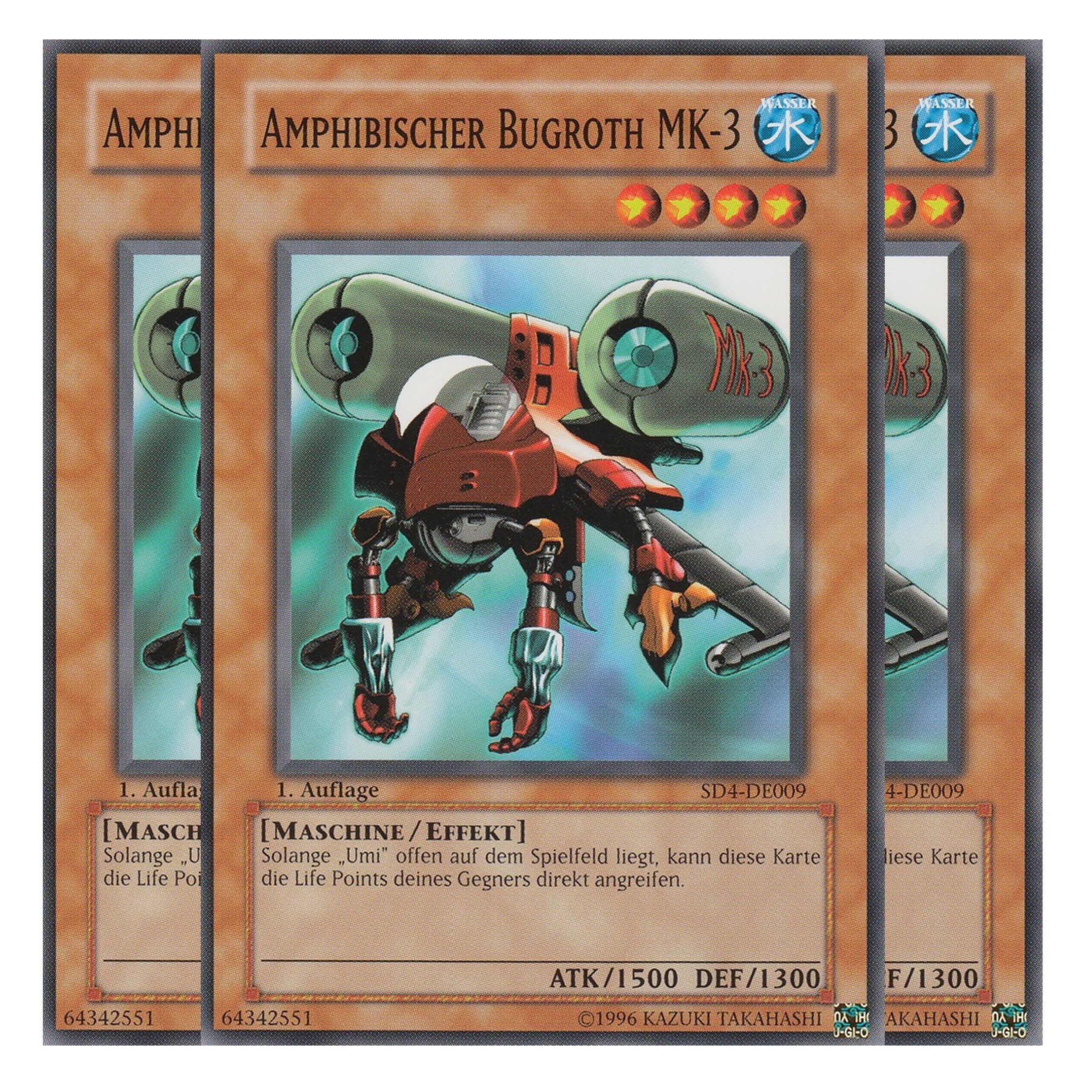 Amphibischer Bugroth MK-3 - SD4-DE009 - Common - Deutsch - 1. Auflage - Structure Deck: Fury From The Deep - Playset (3 Kopien)