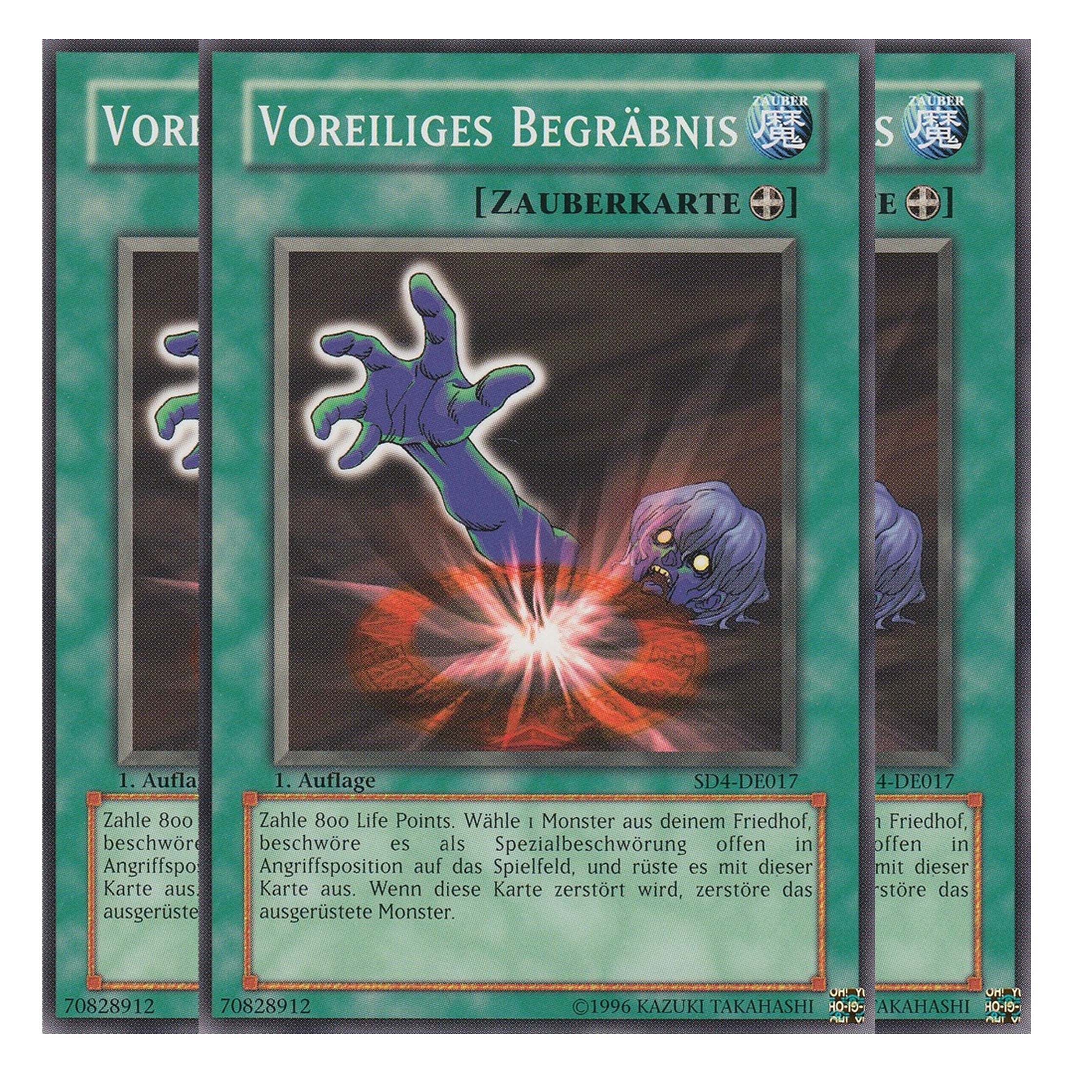 Voreiliges Begräbnis - SD4-DE017 - Common - Deutsch - 1. Auflage - Structure Deck: Fury From The Deep - Playset (3 Kopien)