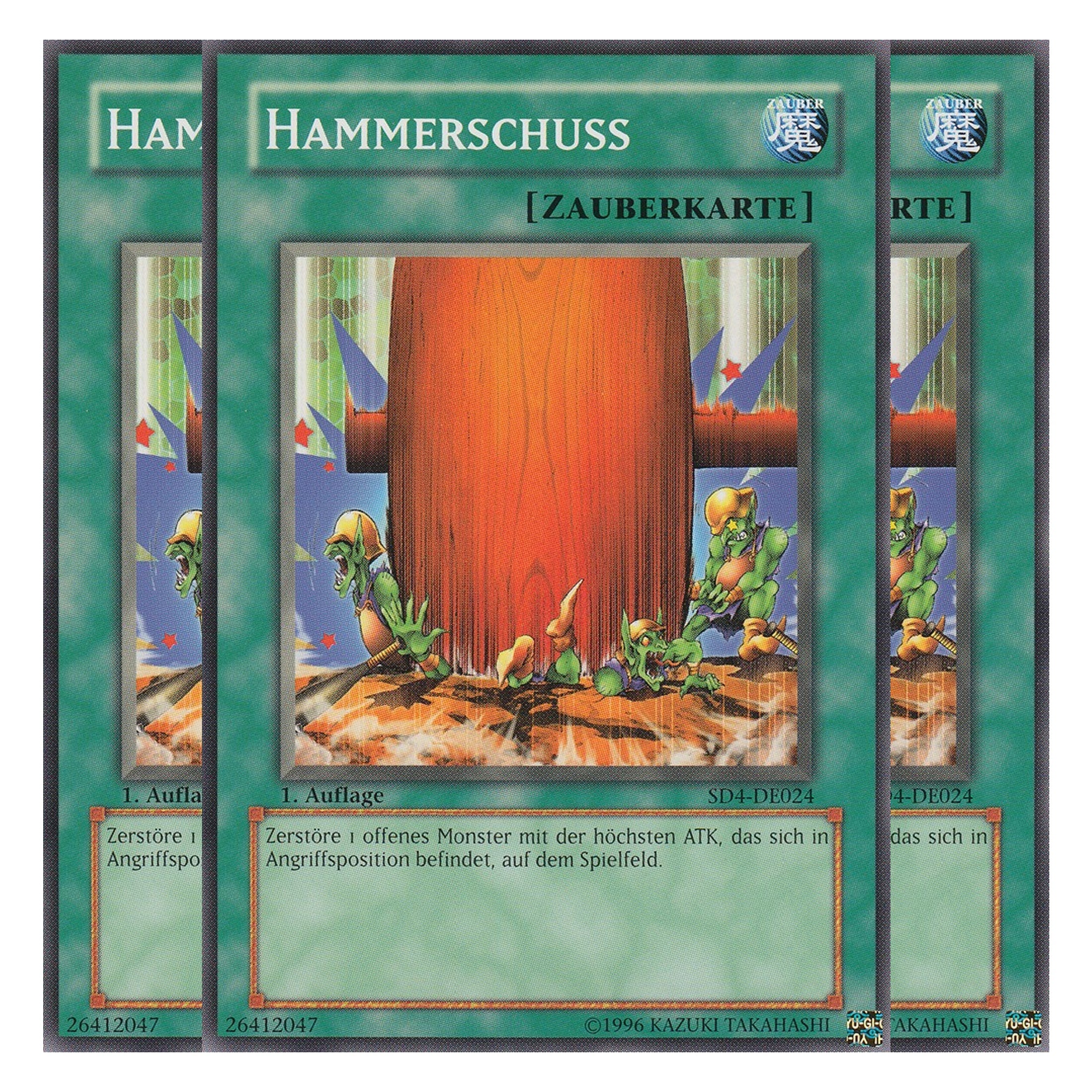 Hammerschuss - SD4-DE024 - Common - Deutsch - 1. Auflage - Structure Deck: Fury From The Deep - Playset (3 Kopien)