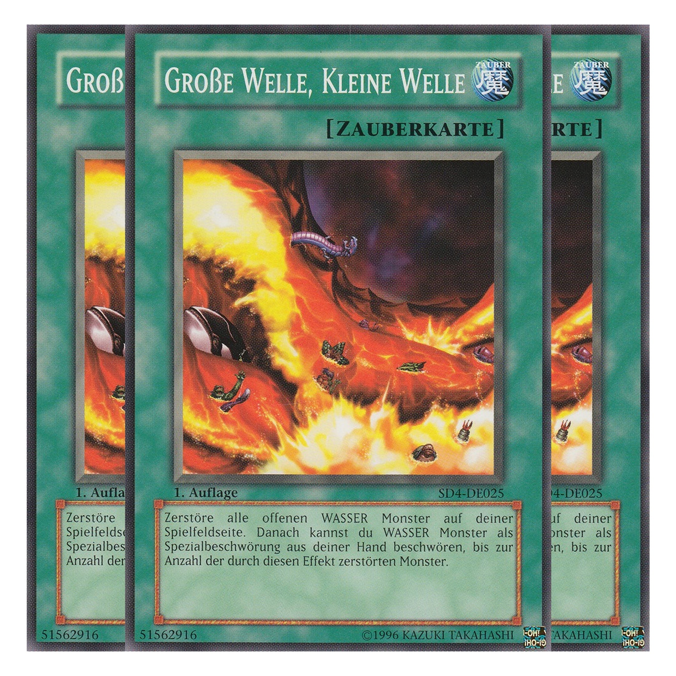 Große Welle, kleine Welle - SD4-DE025 - Common - Deutsch - 1. Auflage - Structure Deck: Fury From The Deep - Playset (3 Kopien)