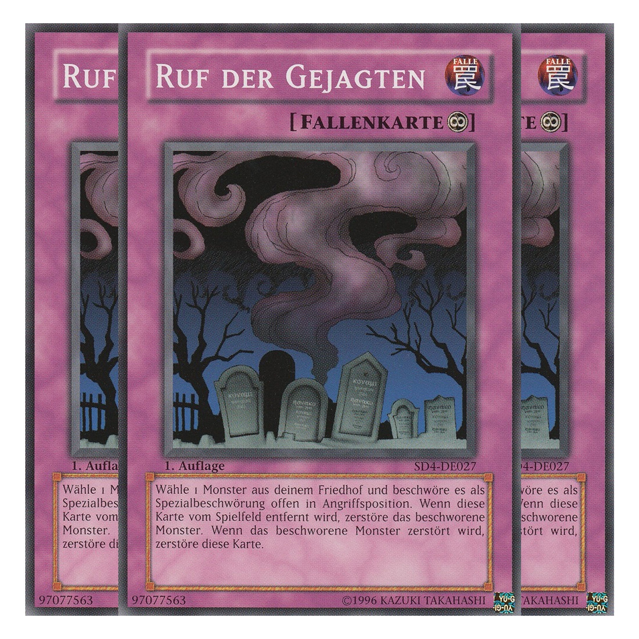 Ruf der Gejagten - SD4-DE027 - Common - Deutsch - 1. Auflage - Structure Deck: Fury From The Deep - Playset (3 Kopien)