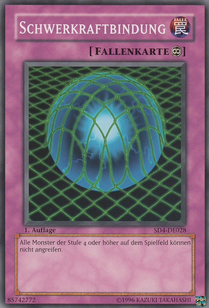Schwerkraftbindung - SD4-DE028 - Common - Deutsch - 1. Auflage - Structure Deck: Fury From The Deep - Yugioh