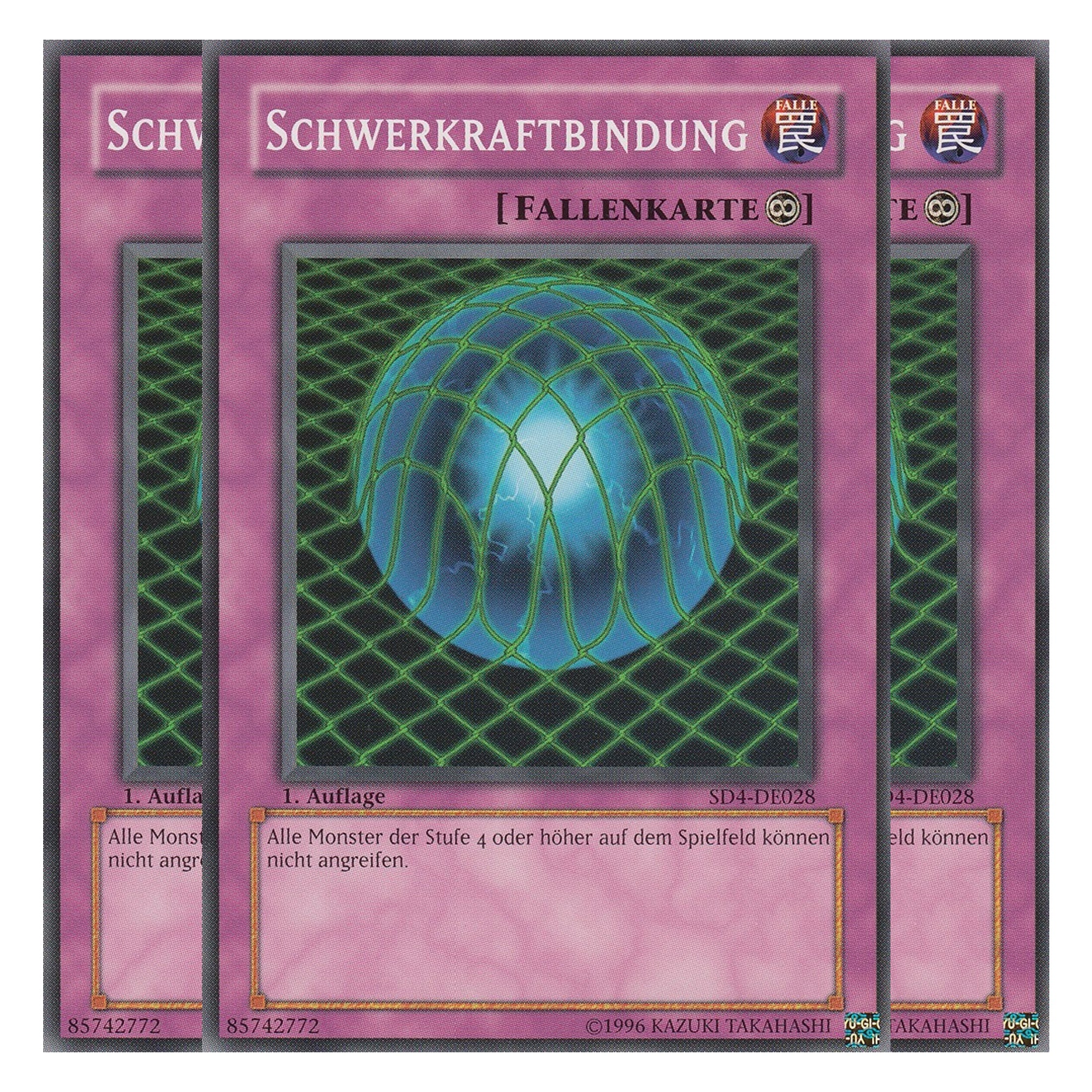 Schwerkraftbindung - SD4-DE028 - Common - Deutsch - 1. Auflage - Structure Deck: Fury From The Deep - Playset (3 Kopien)