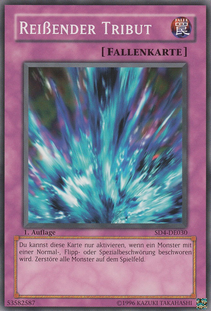 Reißender Tribut - SD4-DE030 - Common - Deutsch - 1. Auflage - Structure Deck: Fury From The Deep - Yugioh