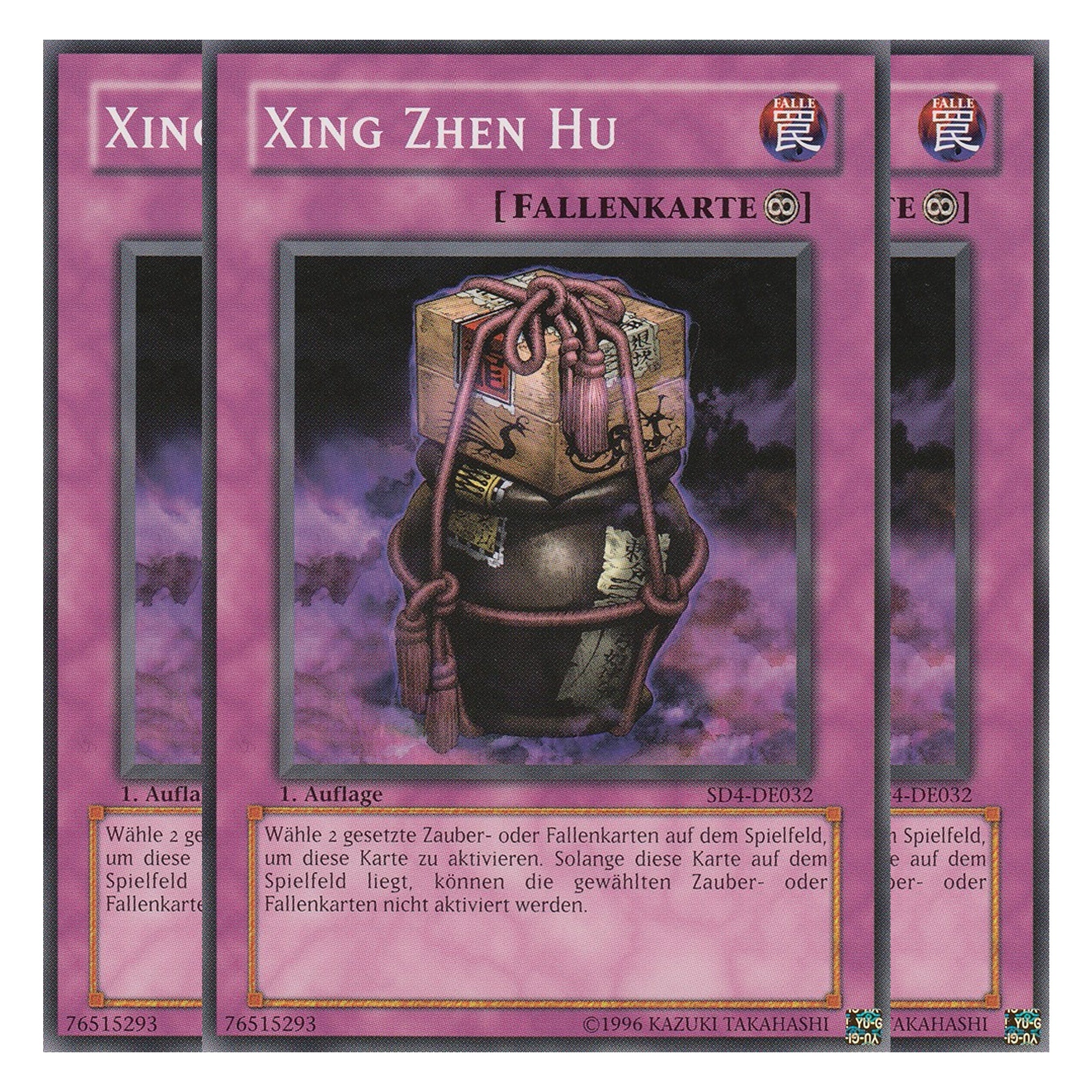 Xing Zhen Hu - SD4-DE032 - Common - Deutsch - 1. Auflage - Structure Deck: Fury From The Deep - Playset (3 Kopien)
