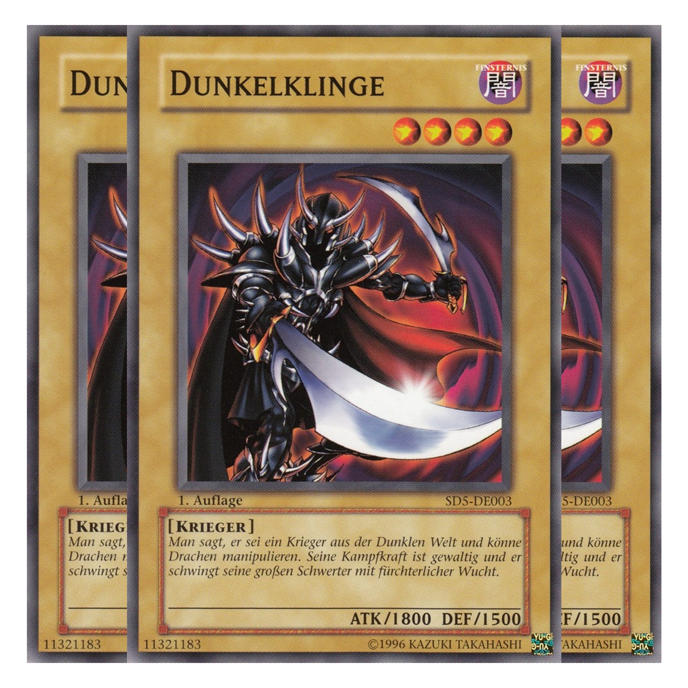 Dunkelklinge - SD5-DE003 - Common - Deutsch - 1. Auflage - Structure Deck: Warrior's Triumph - Playset (3 Kopien)