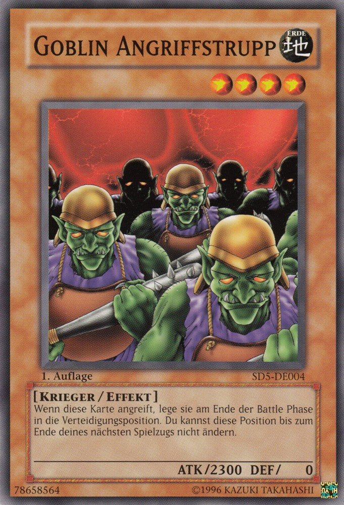 Goblin Angriffstrupp - SD5-DE004 - Common - Deutsch - 1. Auflage - Structure Deck: Warrior's Triumph - Yugioh