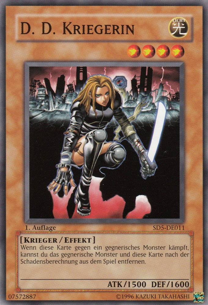 D. D. Kriegerin - SD5-DE011 - Common - Deutsch - 1. Auflage - Structure Deck: Warrior's Triumph - Yugioh