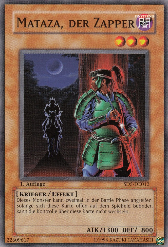Mataza, der Zapper - SD5-DE012 - Common - Deutsch - 1. Auflage - Structure Deck: Warrior's Triumph - Yugioh