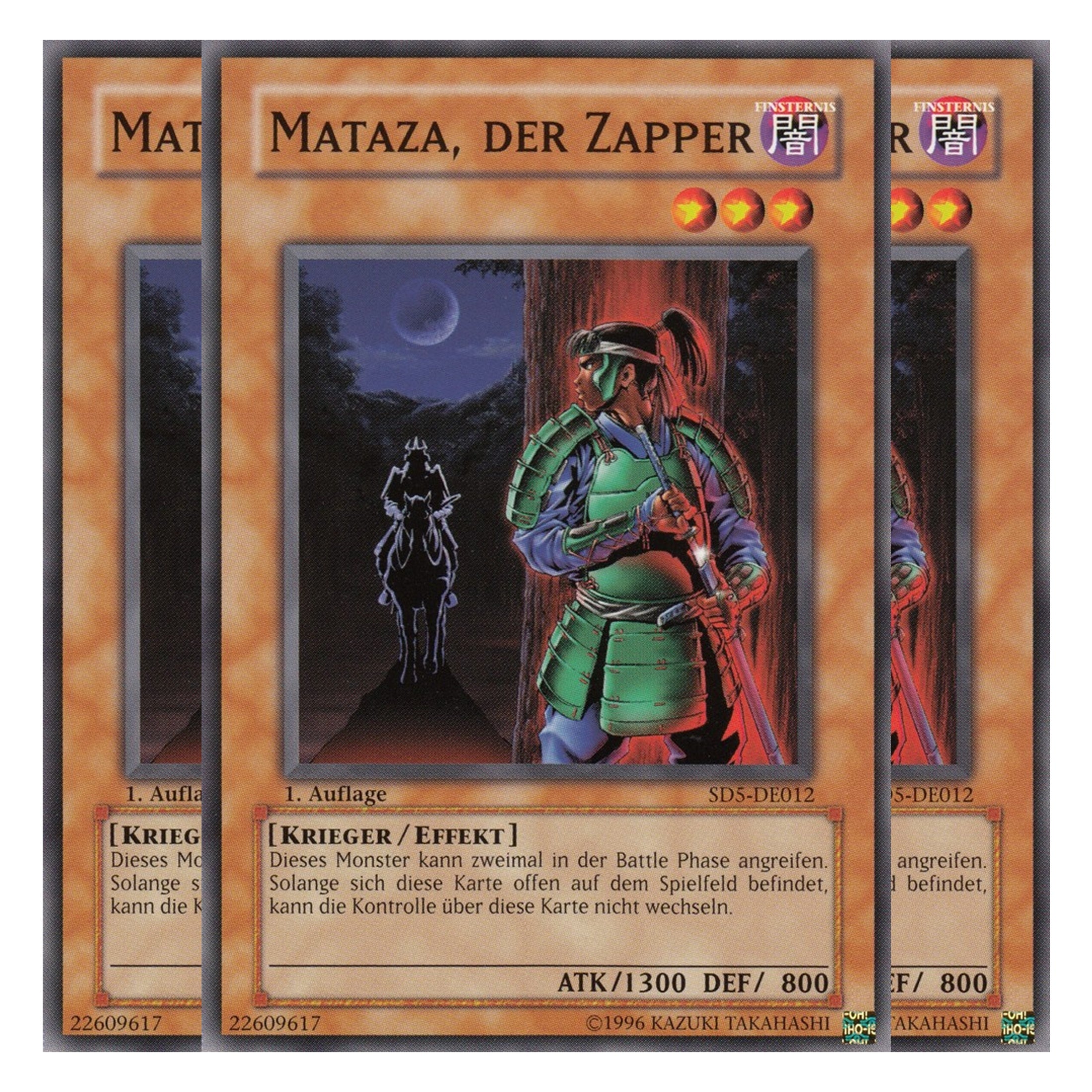 Mataza, der Zapper - SD5-DE012 - Common - Deutsch - 1. Auflage - Structure Deck: Warrior's Triumph - Playset (3 Kopien)