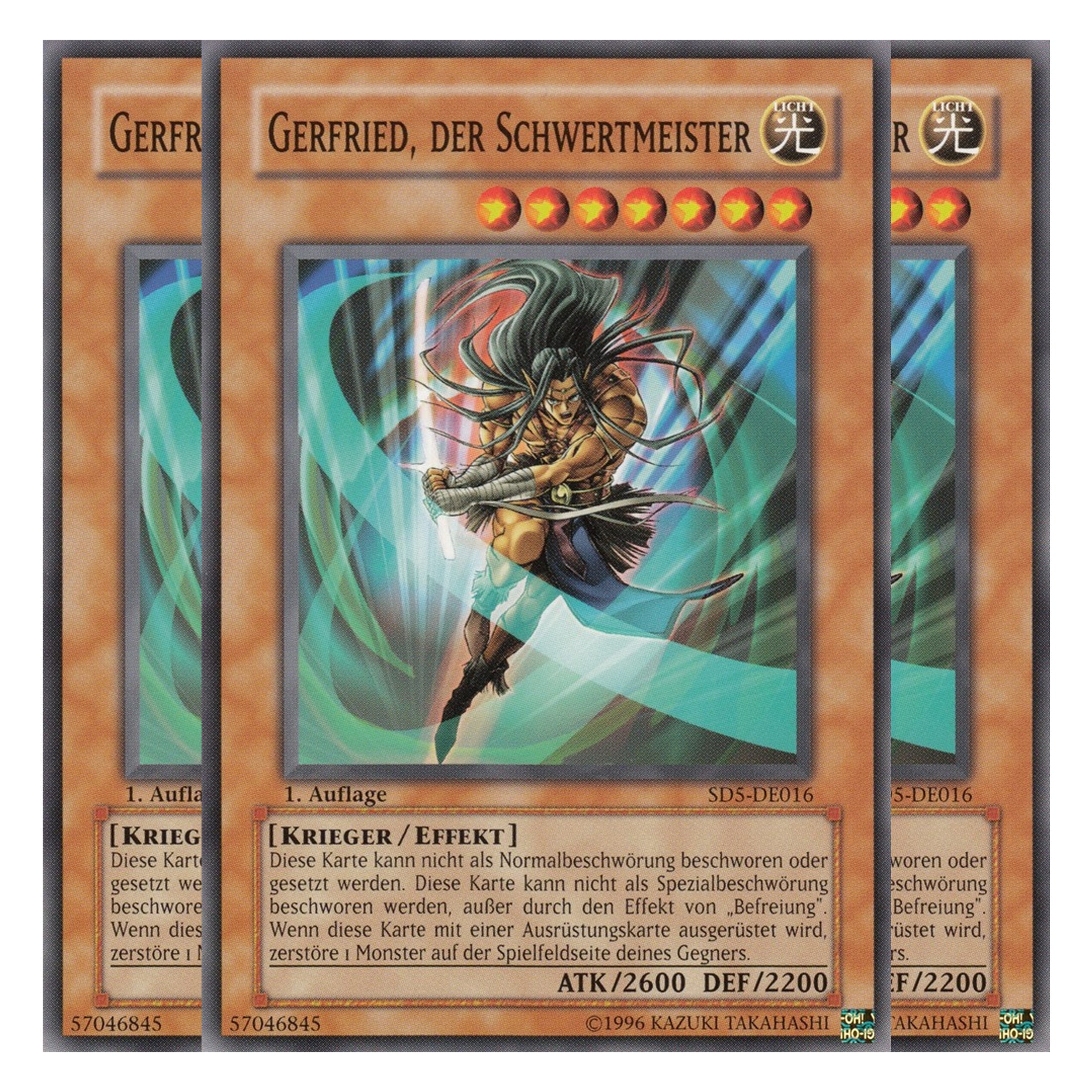 Gerfried, der Schwertmeister - SD5-DE016 - Common - Deutsch - 1. Auflage - Structure Deck: Warrior's Triumph - Playset (3 Kopien)