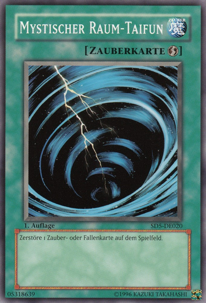 Mystischer Raum-Taifun - SD5-DE020 - Common - Deutsch - 1. Auflage - Structure Deck: Warrior's Triumph - Yugioh