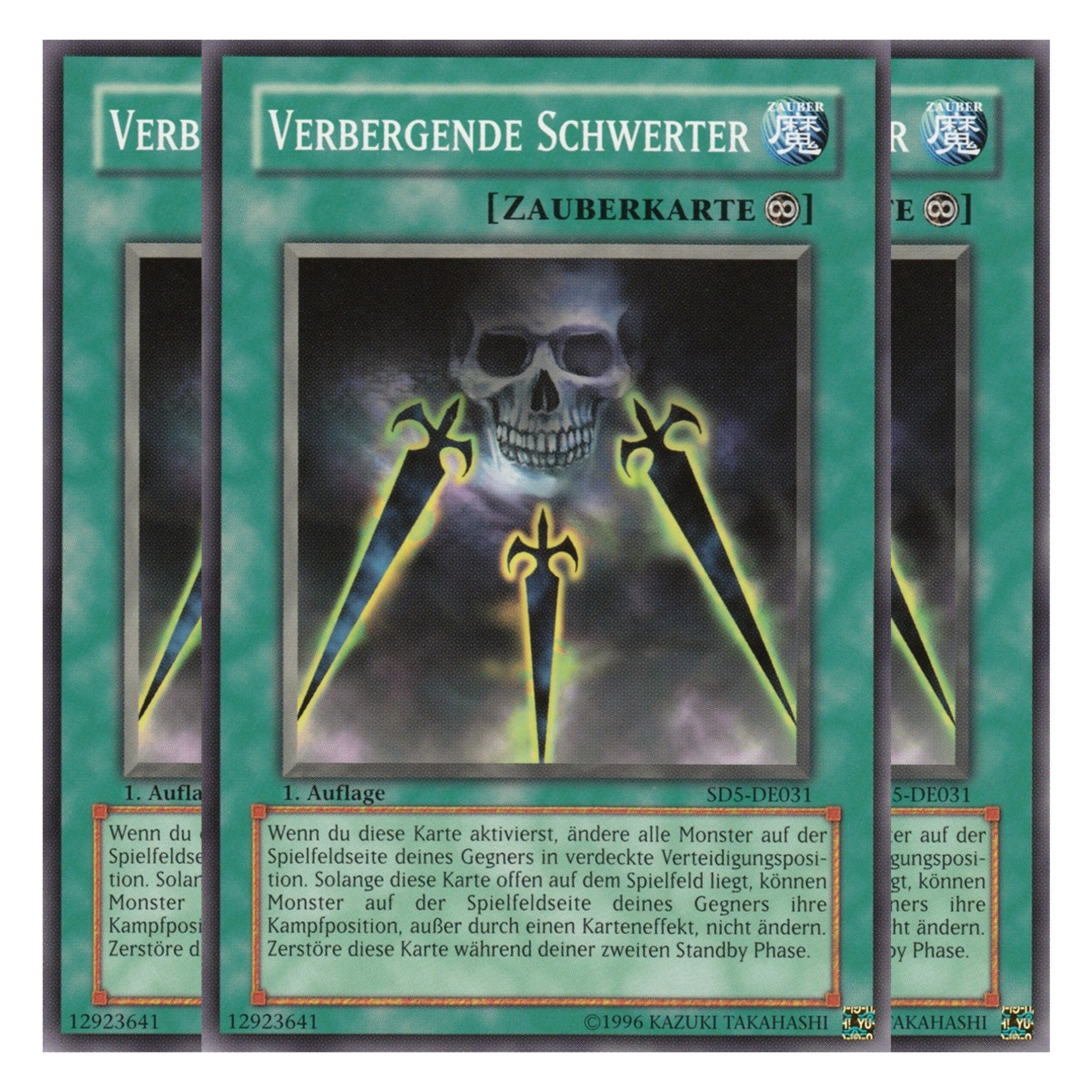 Verbergende Schwerter - SD5-DE031 - Common - Deutsch - 1. Auflage - Structure Deck: Warrior's Triumph - Playset (3 Kopien)