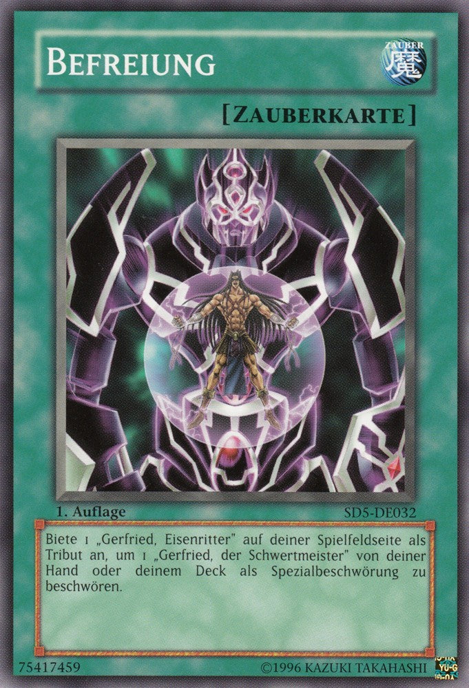 Befreiung - SD5-DE032 - Common - Deutsch - 1. Auflage - Structure Deck: Warrior's Triumph - Yugioh