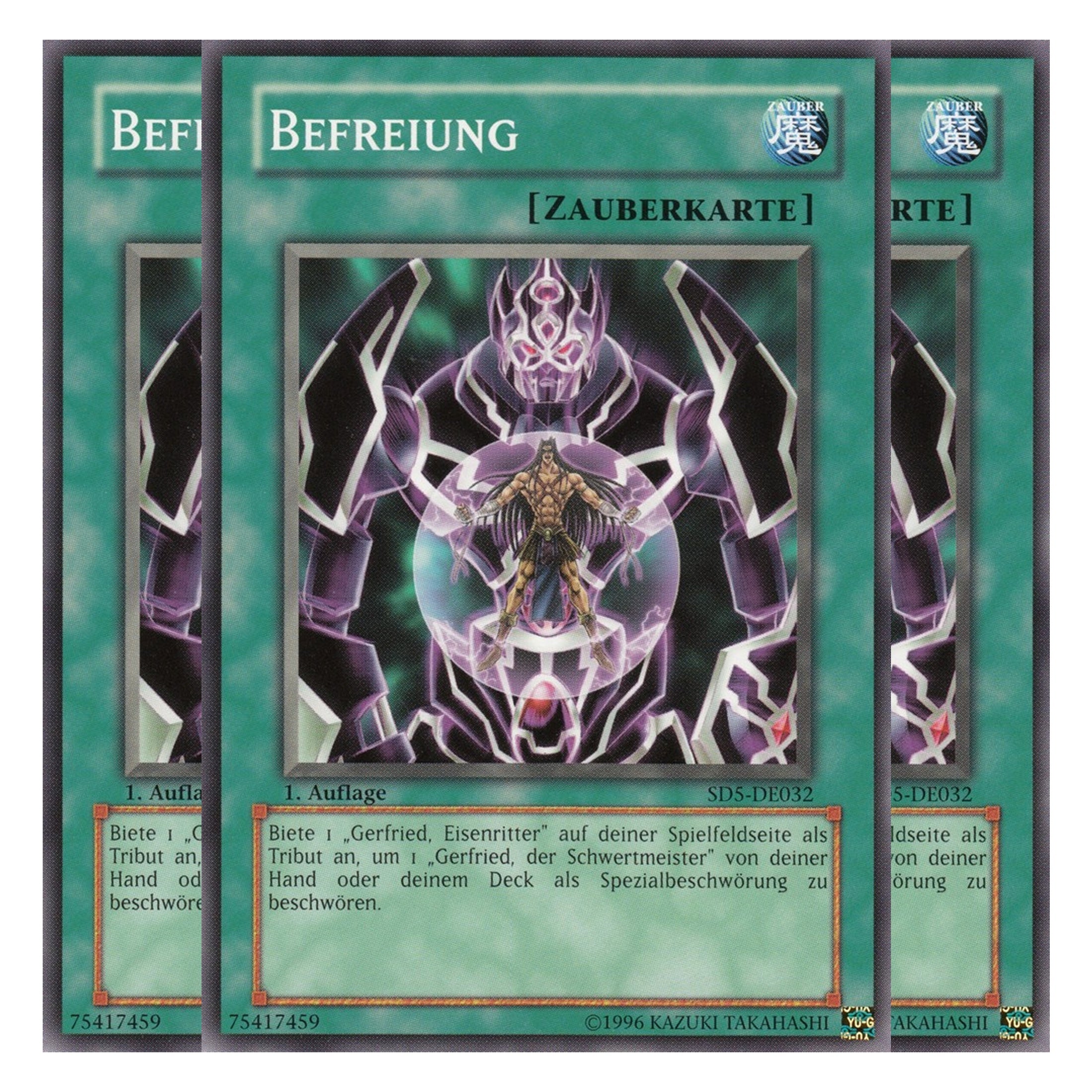 Befreiung - SD5-DE032 - Common - Deutsch - 1. Auflage - Structure Deck: Warrior's Triumph - Playset (3 Kopien)