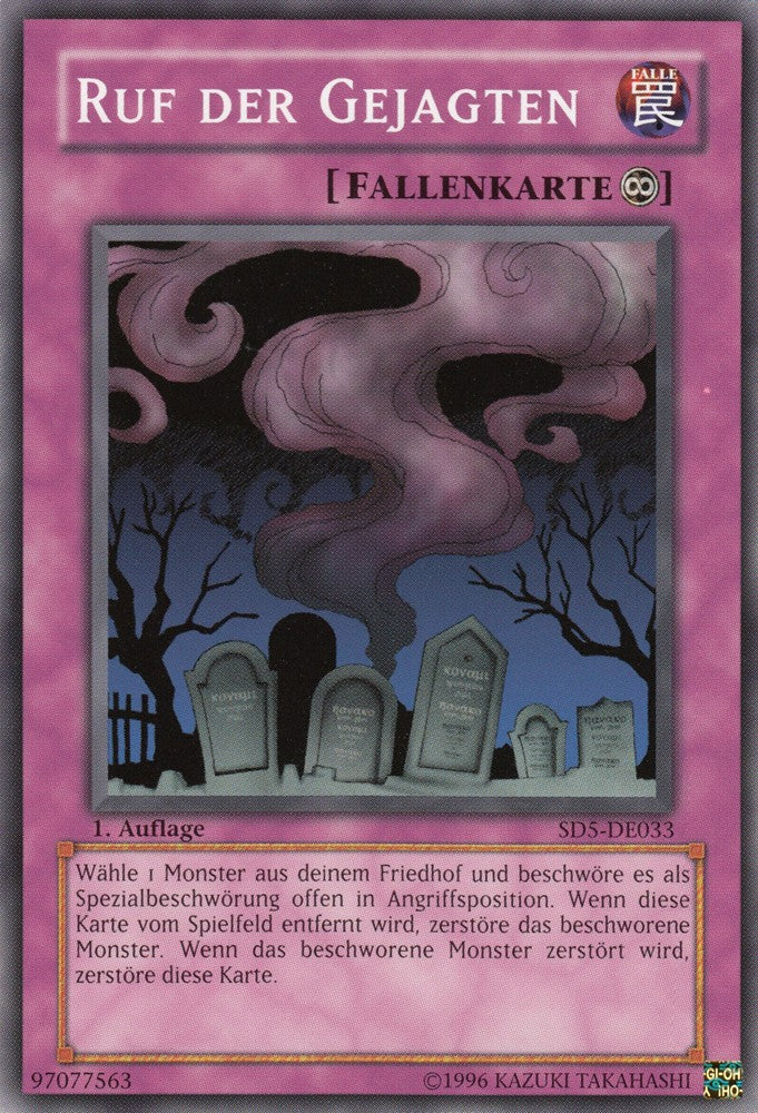 Ruf der Gejagten - SD5-DE033 - Common - Deutsch - 1. Auflage - Structure Deck: Warrior's Triumph - Yugioh
