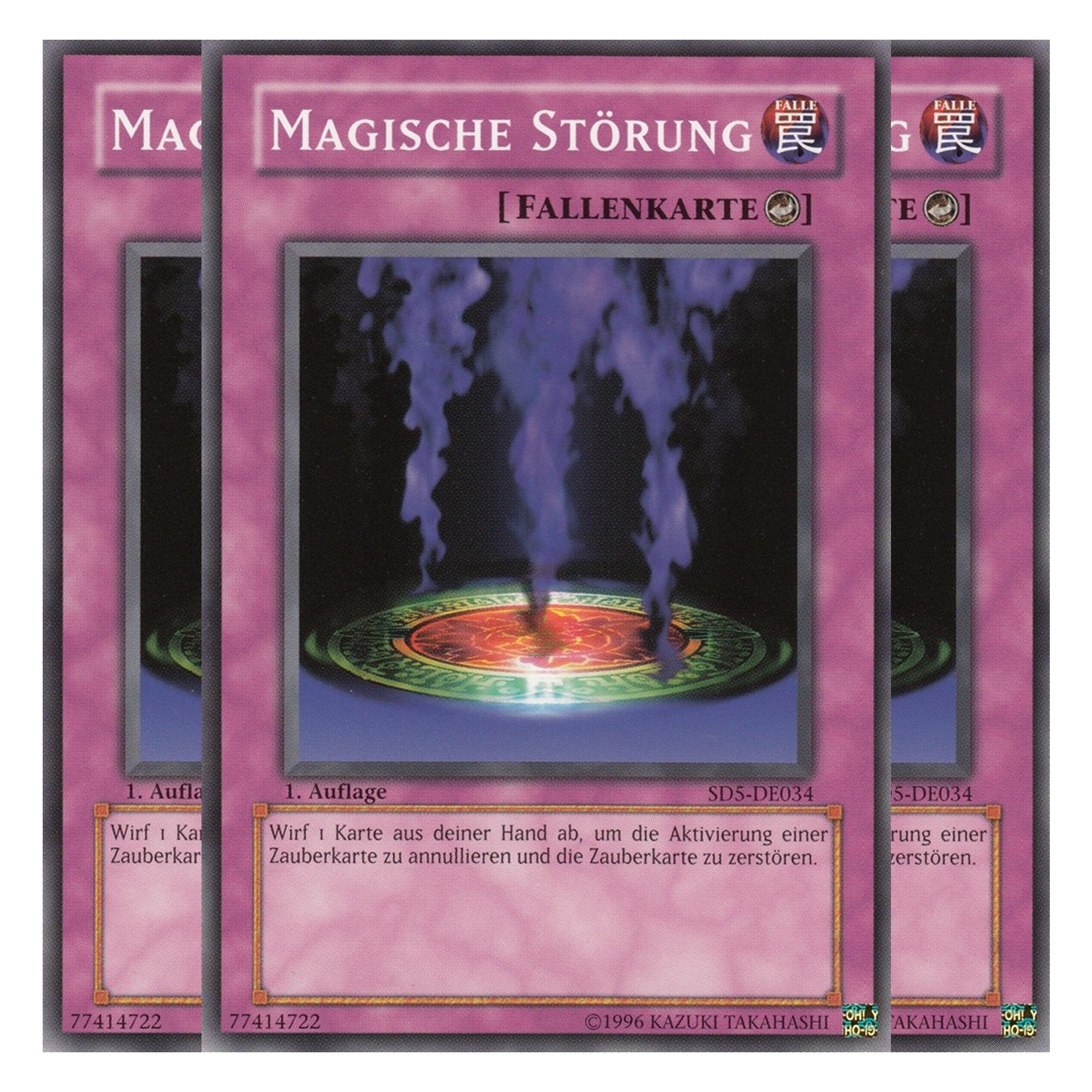 Magische Störung - SD5-DE034 - Common - Deutsch - 1. Auflage - Structure Deck: Warrior's Triumph - Playset (3 Kopien)
