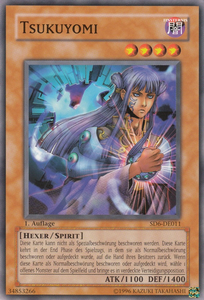 Tsukuyomi - SD6-DE011 - Common - Deutsch - 1. Auflage - Structure Deck: Warrior's Triumph - Yugioh