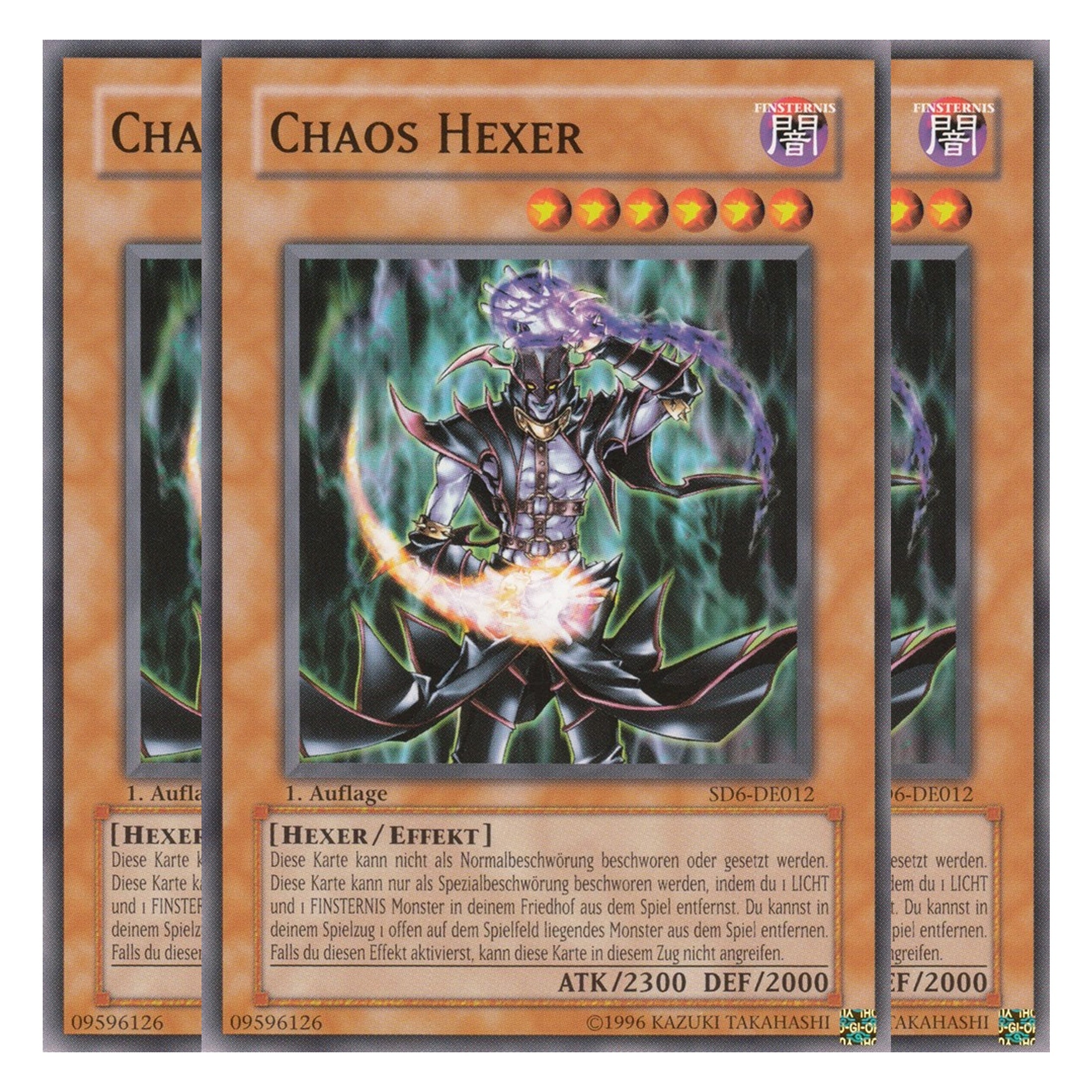 Chaos Hexer - SD6-DE012 - Common - Deutsch - 1. Auflage - Structure Deck: Spellcaster's Judgment - Playset (3 Kopien)