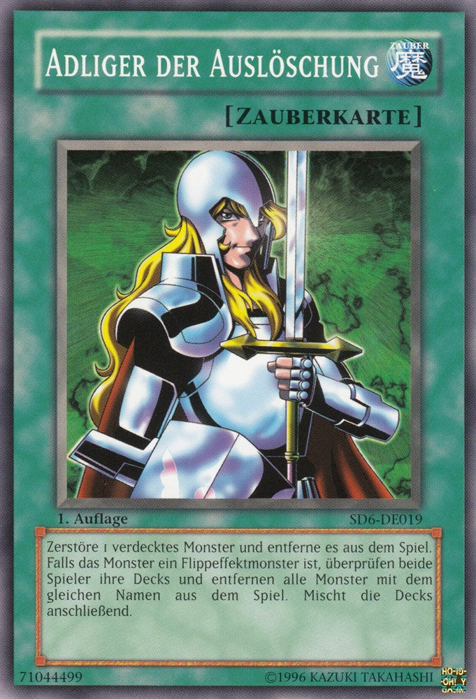 Adliger der Auslöschung - SD6-DE019 - Common - Deutsch - 1. Auflage - Structure Deck: Warrior's Triumph - Yugioh