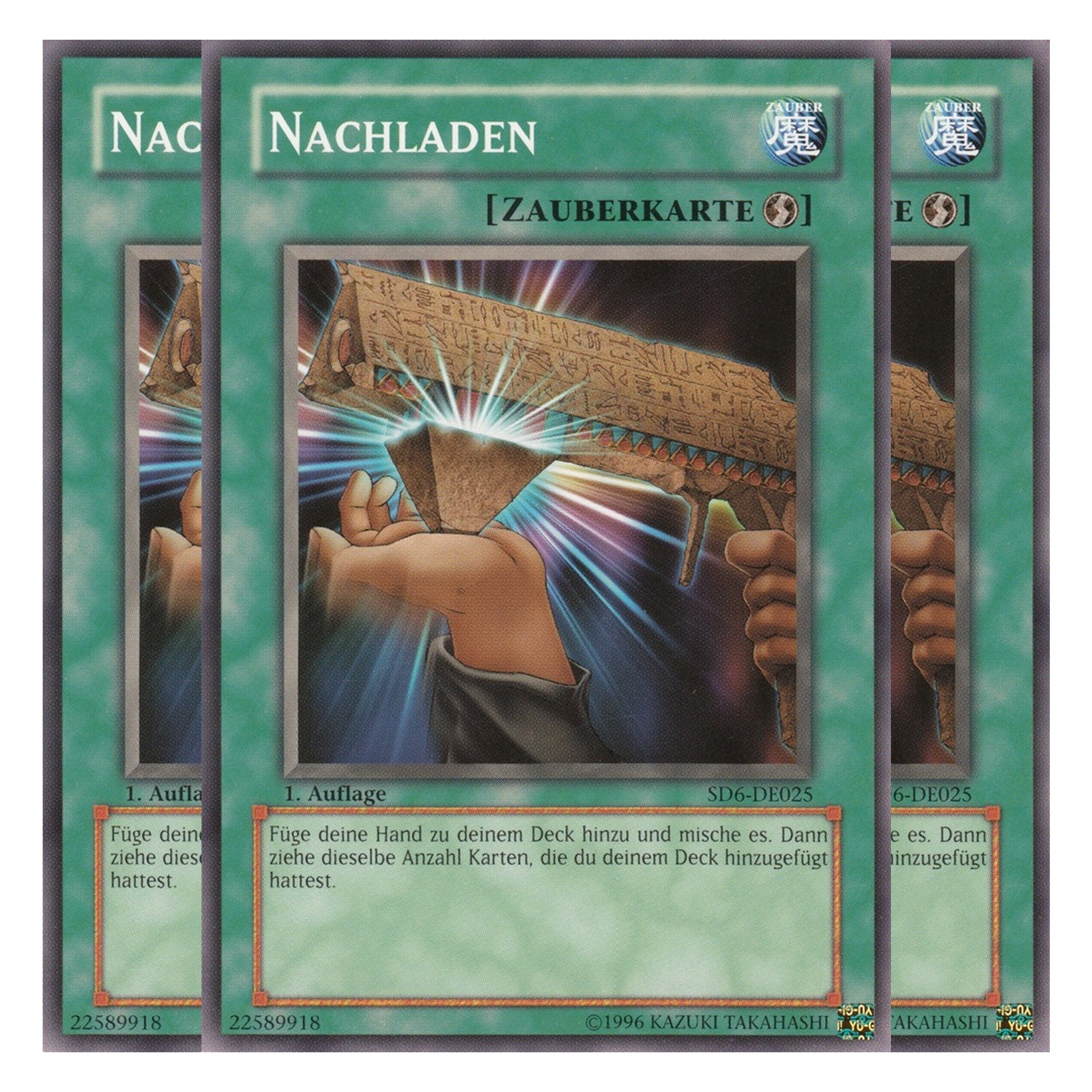 Nachladen - SD6-DE025 - Common - Deutsch - 1. Auflage - Structure Deck: Spellcaster's Judgment - Playset (3 Kopien)